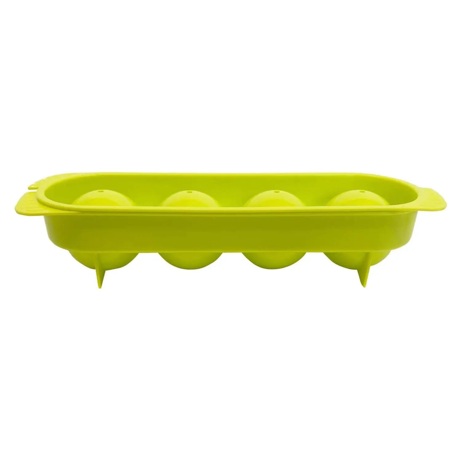 Premium Ebisu Plastic Ice Ball Tray - Large 2.5 Inch Spheres for Whiskey, Cocktails & Chilled Drinks - BPA Free & Durable - Perfect for Home Bars, Parties & Gifts
