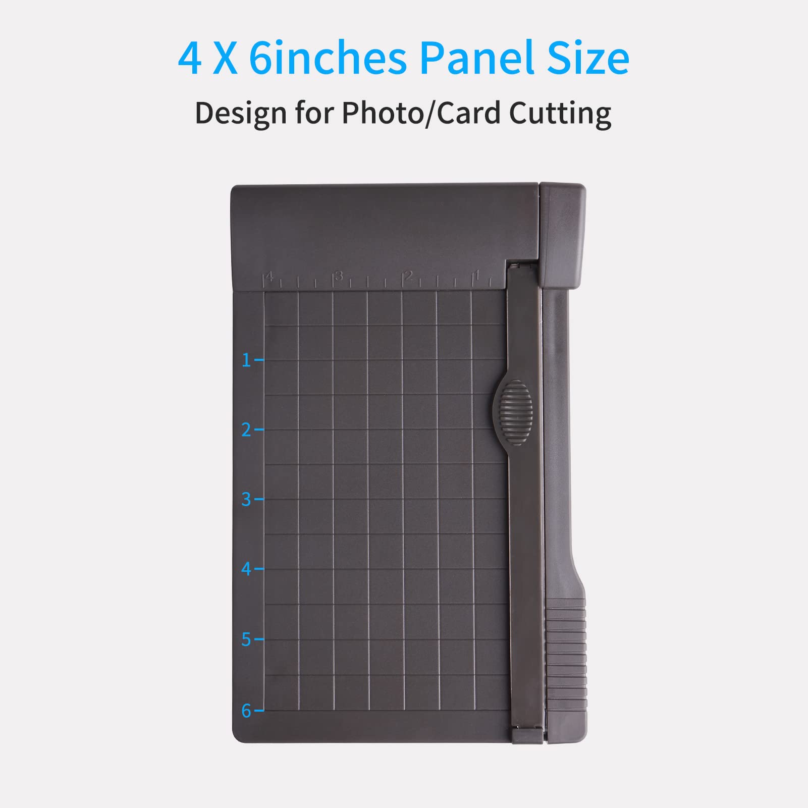6 Inch Mini Paper Trimmer Guillotine Cutter - 160mm Desktop Paper Cutting Machine with Safety Blade for Crafting, Photos, Cards, Scrapbooking | Perfect for Office, Home & DIY Projects
