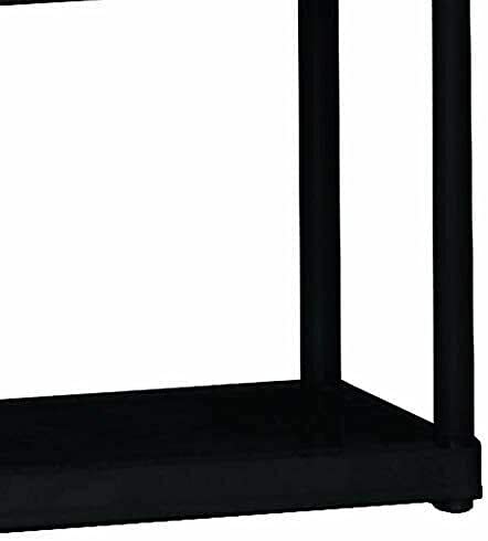 4-Shelf Heavy Duty Resin Garage Storage Organizer - Sturdy Black Shelving Unit for Indoor/Outdoor Use - Perfect for Garage, Basement, Pantry & Workshop Organization