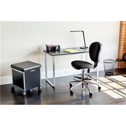Safco Metro Extended Height Black Office Chair 3442 - Adjustable Ergonomic Desk Chair for Home & Office Workspace