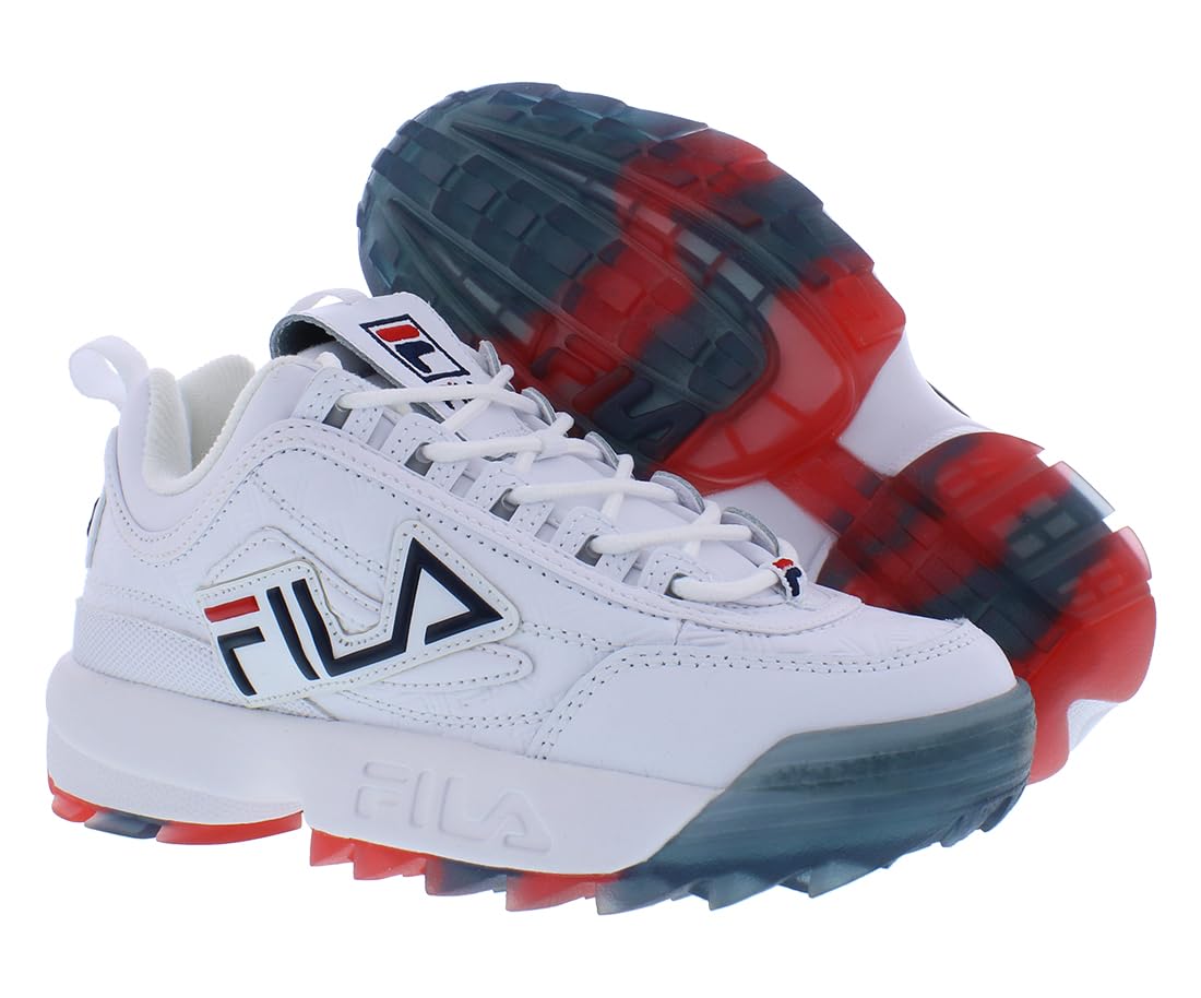 Fila Women's Disruptor II Graphic Sneakers - Trendy Athletic Shoes for Running, Gym & Casual Wear | Comfortable Walking Shoes for Women | Fashion Sneakers for Everyday Use
