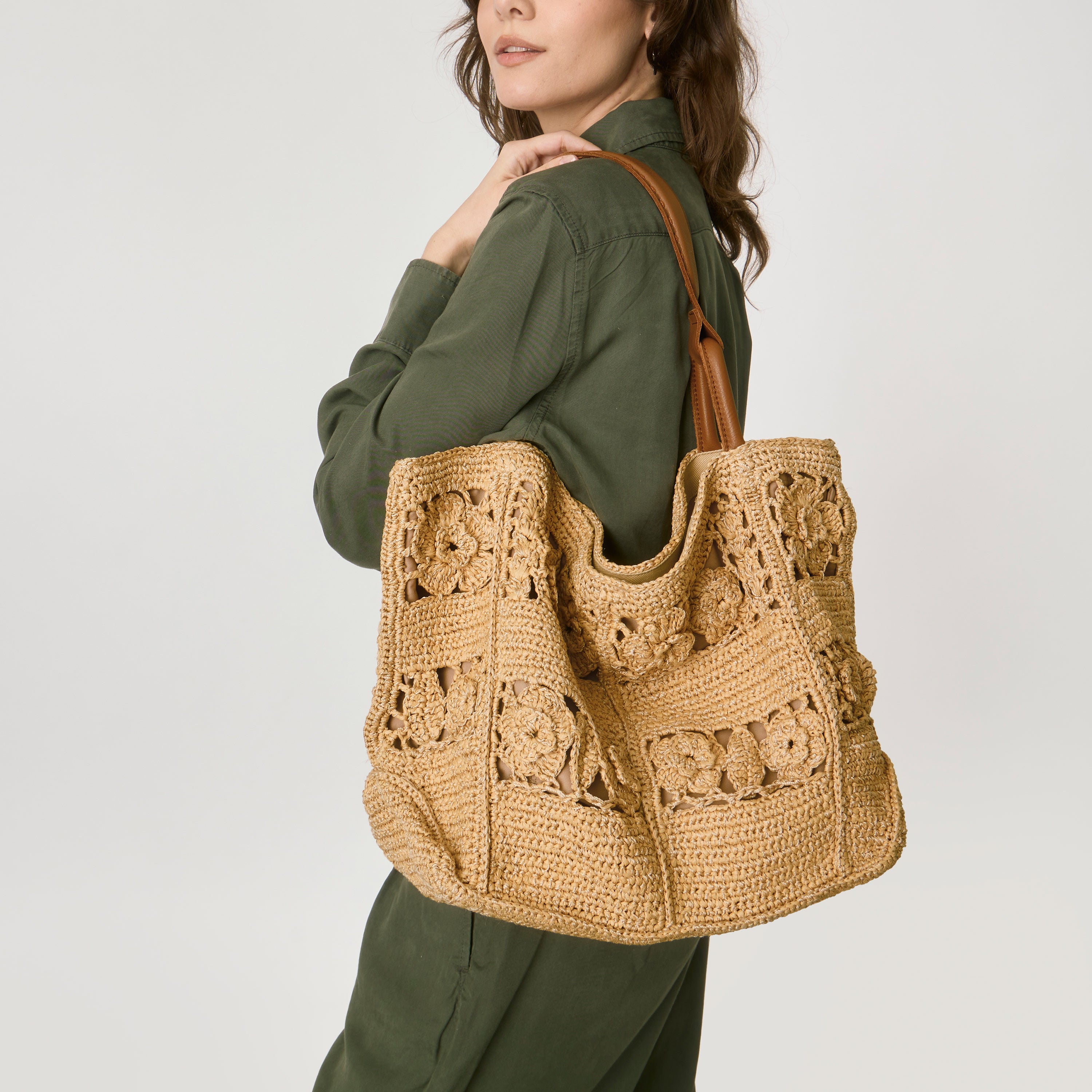 Los Feliz Large Tote Bag - Stylish & Spacious Women's Shoulder Bag for Work, Travel & Shopping - Perfect for Office, Beach & Everyday Use