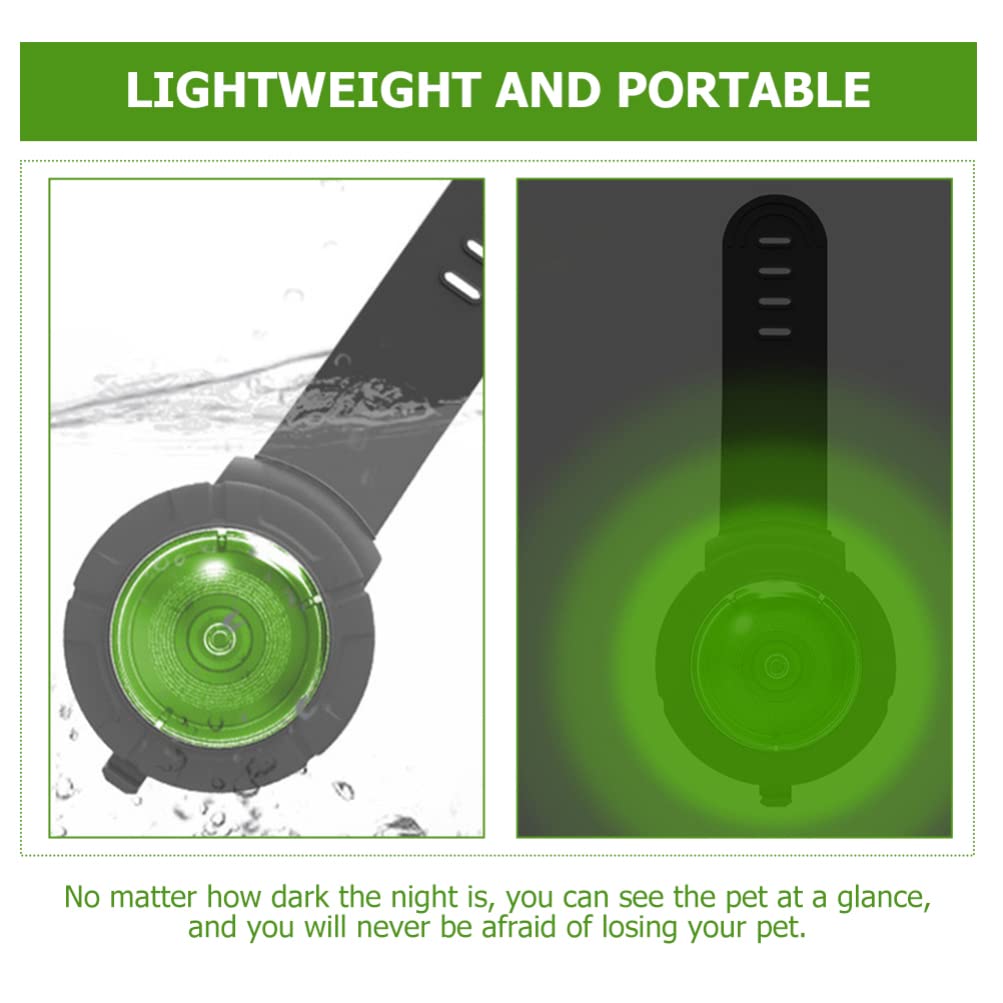 **IPetBoom Rechargeable LED Dog Collar Light - Glowing Safety Collar for Night Walks, Running & Outdoor Adventures**