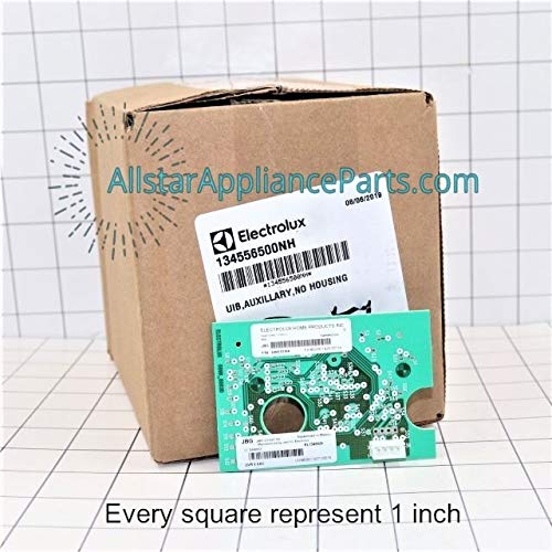 FRIGIDAIRE 55-134556500NH Laundry Dryer Control Panel & Display Board - White Replacement Part for Electric Dryers - Perfect for Home Laundry Room Repairs & Appliance Maintenance