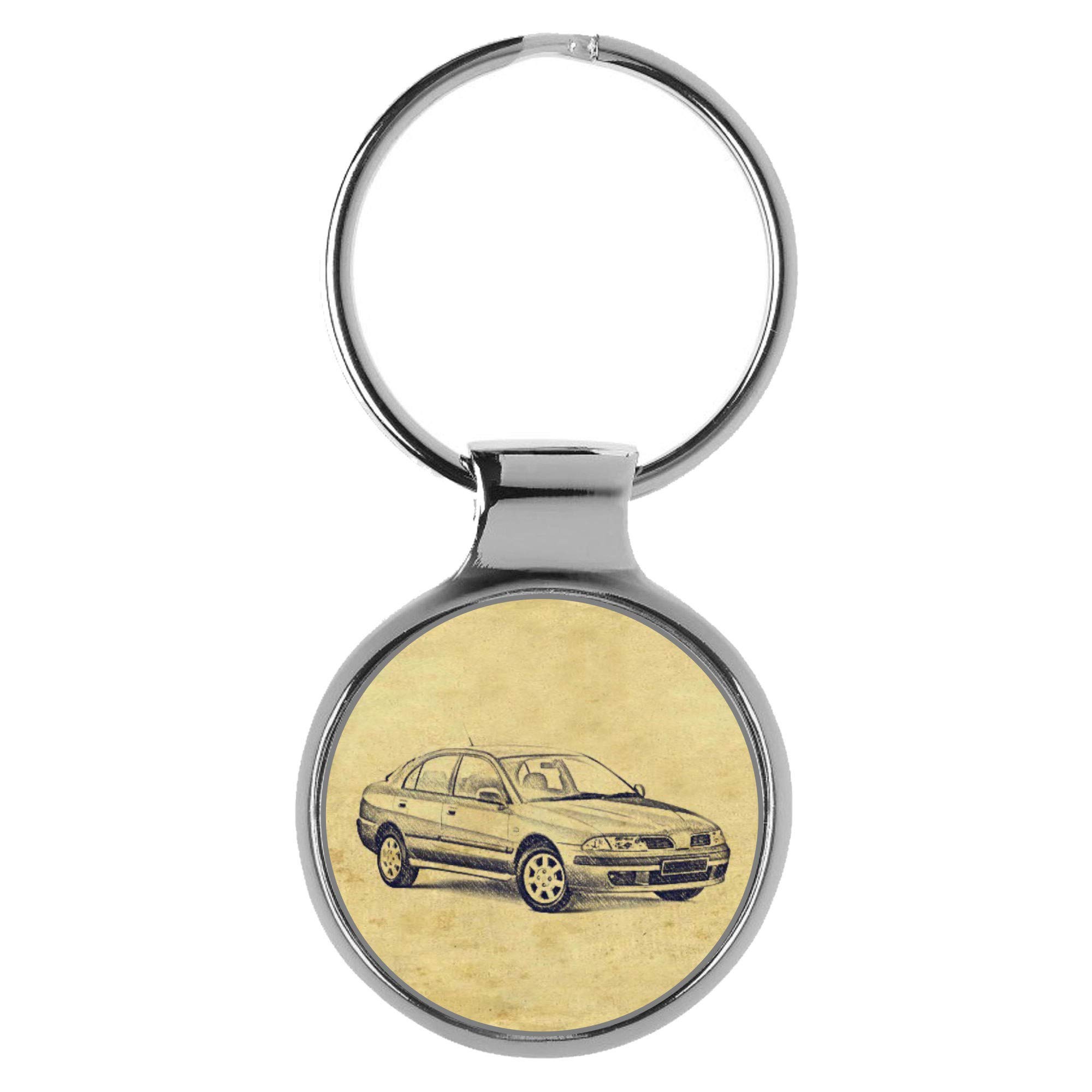 KIESENBERG Premium Key Chain Ring Keyring - Perfect Gift for Mitsubishi Carisma II Fans (Model A-4847) - Ideal for Car Enthusiasts & Vehicle Accessories Collection