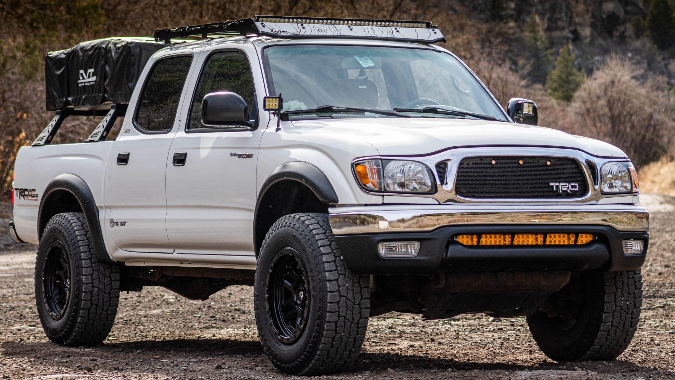 Prinsu Design Studio Roof Rack for 1995-2004 Toyota Tacoma Double Cab | Heavy Duty Aluminum Rack for Off-Roading, Camping & Outdoor Adventures