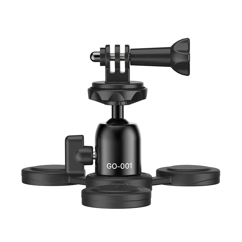 Ulanzi GO 001 Magnetic Mount for GoPro, DJI, Insta360 Action Cameras - Secure & Adjustable C016GBB1 - Perfect for Vlogging, Sports & Outdoor Adventures