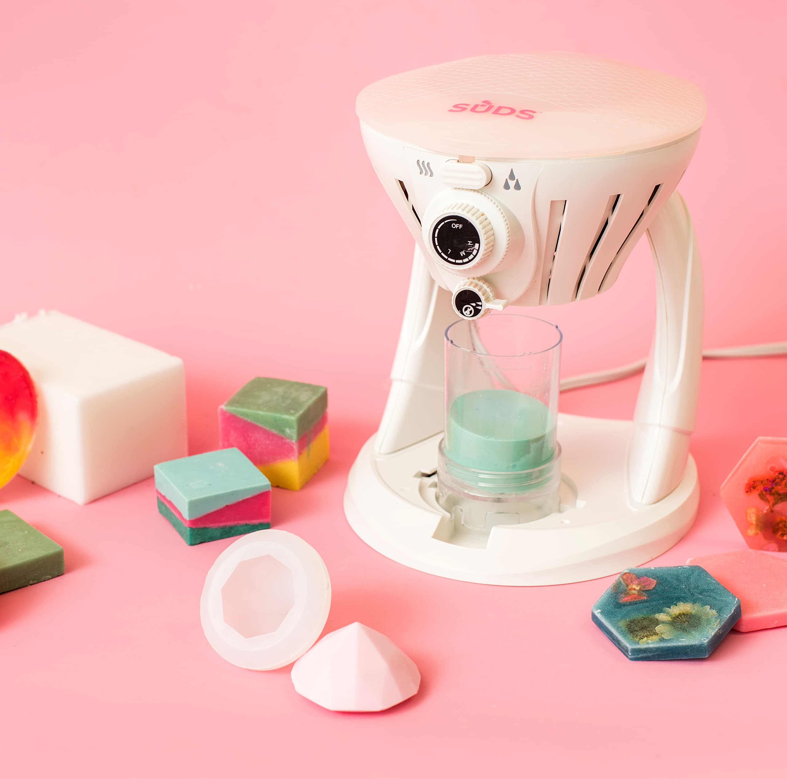 American Crafts We R Makers Suds Soap Making Machine | DIY Custom Soap Maker Kit for Handmade Glycerin & Essential Oil Soaps | Perfect for Home Spa, Gifts & Small Business