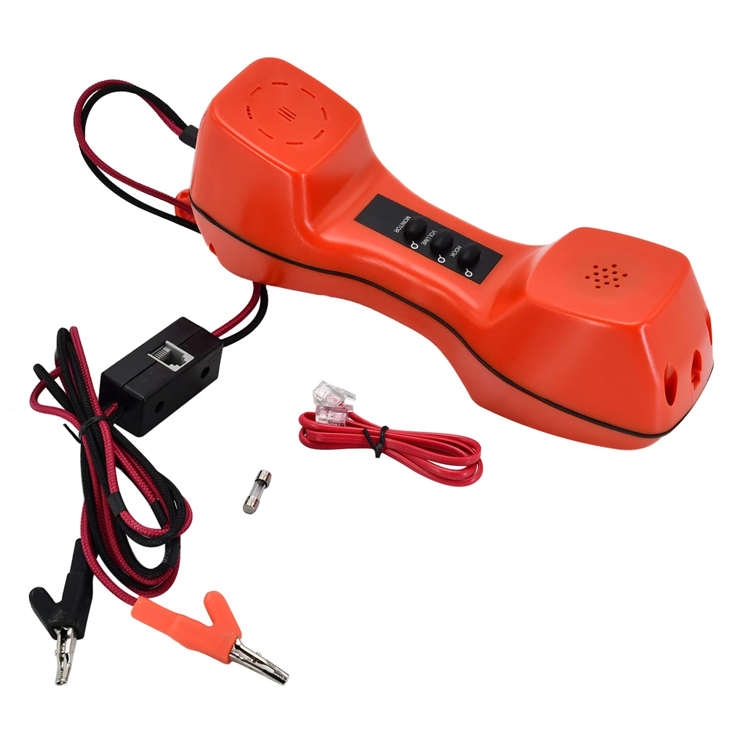 Galloparts ST230D Mini Telephone Line Tester Set - Professional RJ11/RJ12 Cable Tester for Home & Office Phone Line Diagnostics | Ideal for Telecom Technicians & Network Installers