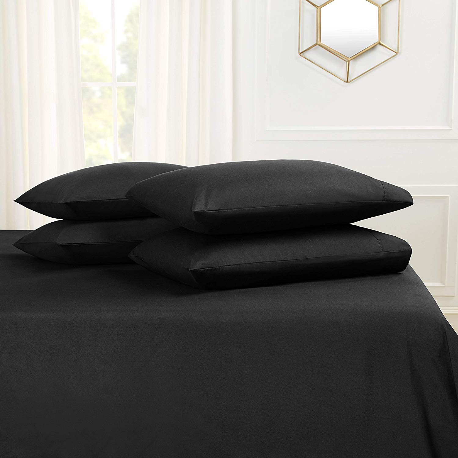 Premium 5-Piece Split King Sheet Set - 100% Egyptian Cotton 800 Thread Count - Deep Pocket Fits 15