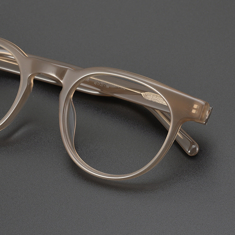 Stylish Acetate Round Glasses Frames SC009 - Lightweight & Durable Eyewear for Women & Men | Perfect for Reading, Fashion, and Everyday Use