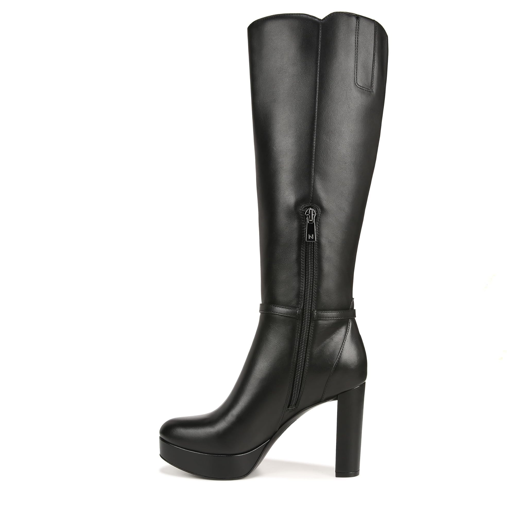 Naturalizer Women's Fenna Platform Tall Dress Boots - Stylish & Comfortable Knee-High Boots for Fall & Winter, Perfect for Office, Parties & Date Nights