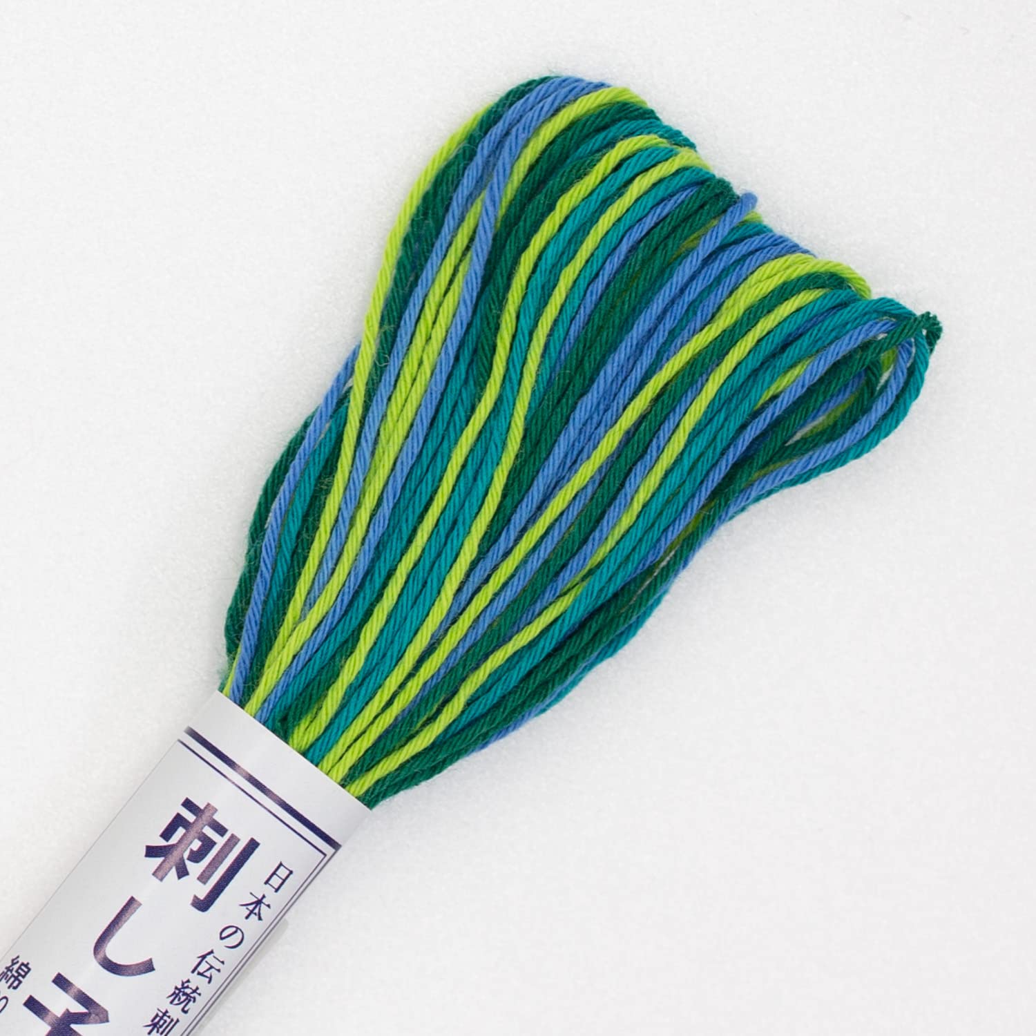 Olympus 20m Thread Skein - Premium Blue & Green Embroidery Floss for Cross Stitch, Needlework & DIY Crafts | Perfect for Handmade Gifts, Scrapbooking & Fabric Arts