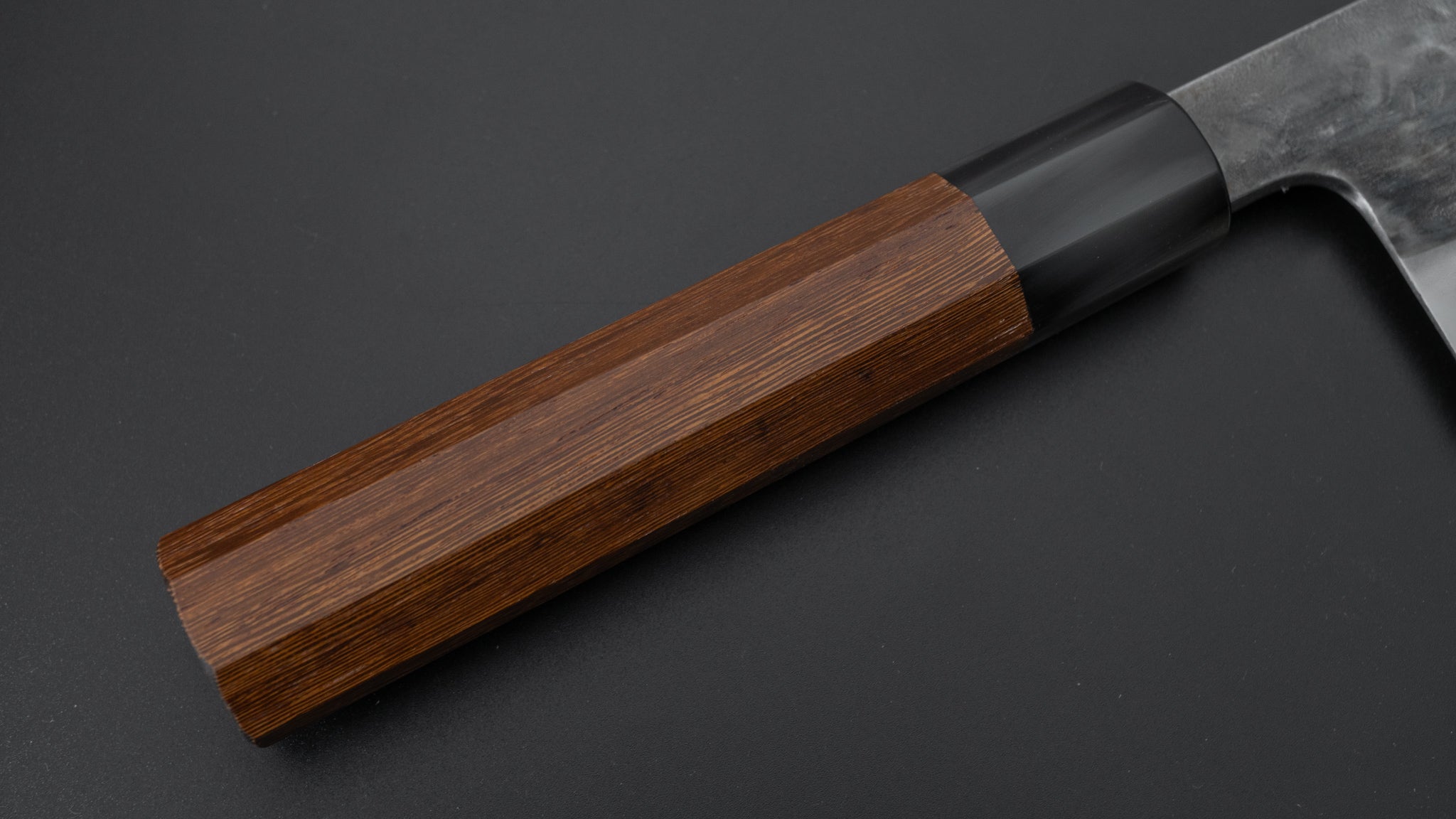 Premium Jiro Tsuchime Nakiri Knife 180mm - Japanese Vegetable Cleaver with Taihei Tagayasan Handle (#427) - Perfect for Sushi Chefs & Home Cooking Enthusiasts