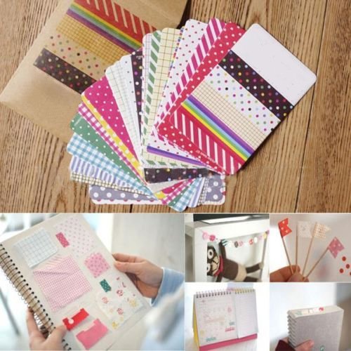 Academyus 27Pcs DIY Scrapbook Stickers Set - Decorative Journaling Labels & Masking Tapes for Bullet Journals, Planners, and Craft Projects