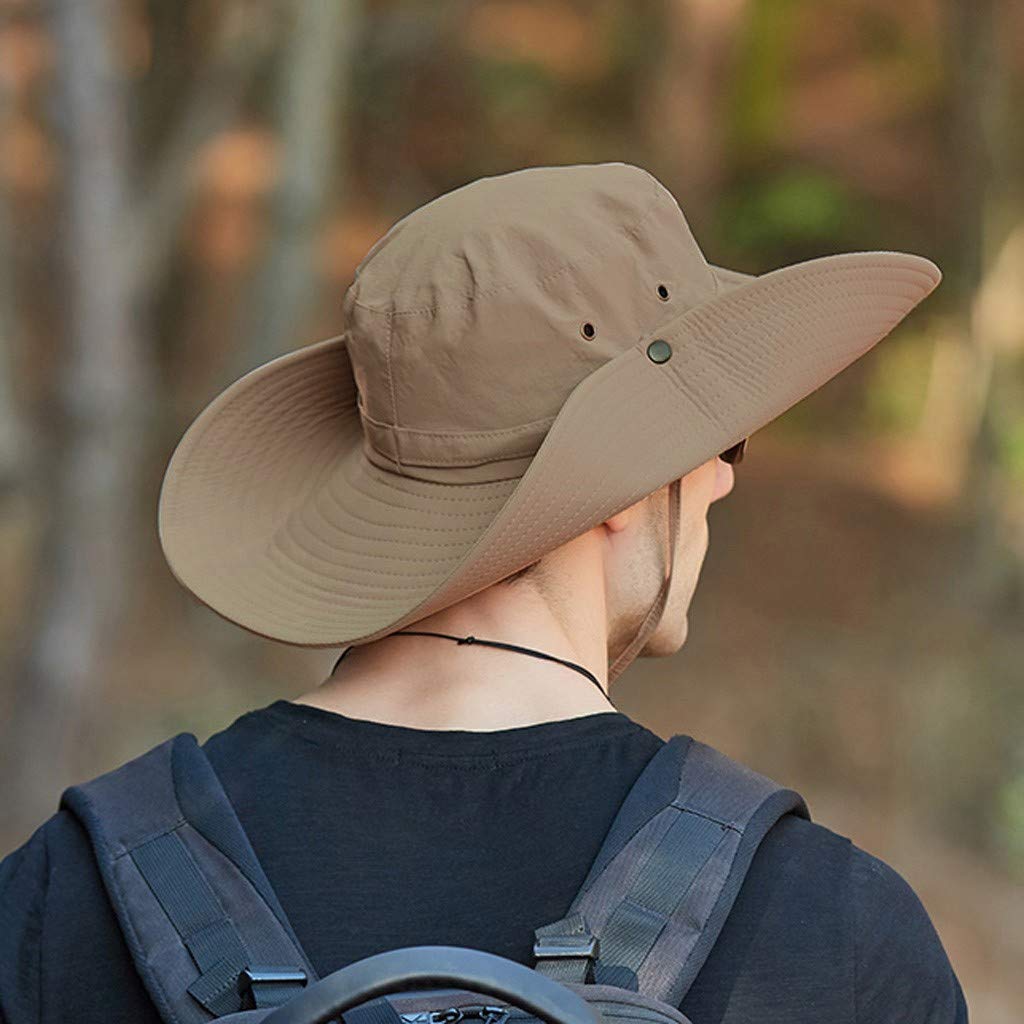 Men's Waterproof Breathable Fisherman Hat - Foldable Sun Protection Bucket Cap for Summer, Beach, Travel & Fishing - UV Shield for Outdoor Activities, Hiking, Camping and Golf