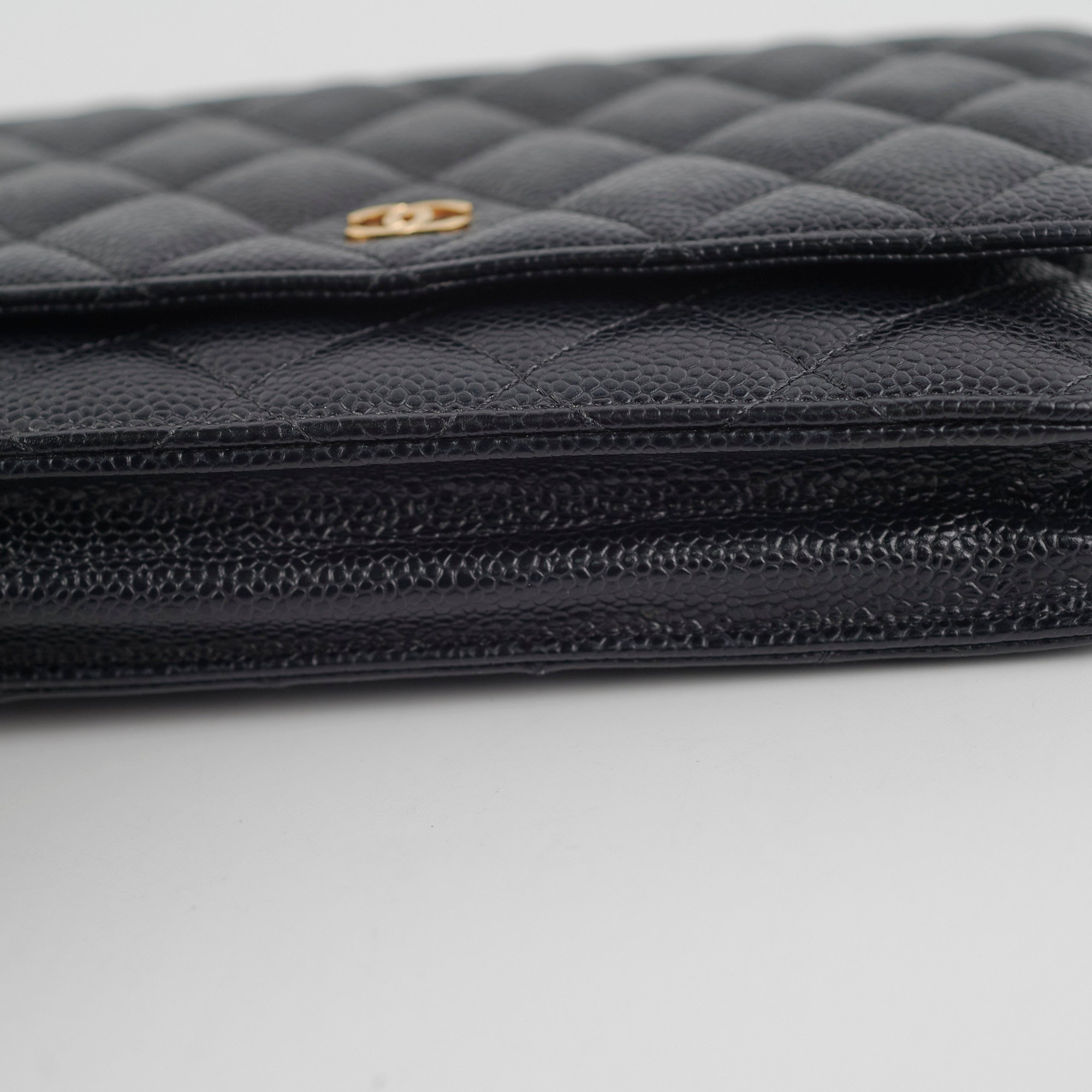 Chanel Caviar Wallet On Chain WOC Black Crossbody Bag - Luxury Designer Handbag for Women, Perfect for Evening Parties & Daily Use