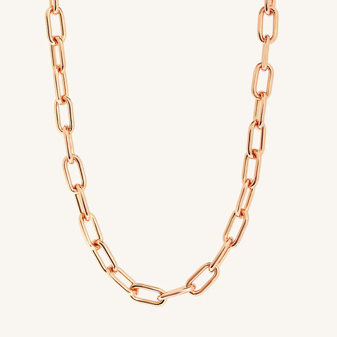 Farrah Chain Necklace for Women - Elegant Gold Plated Layering Jewelry for Everyday Wear & Special Occasions