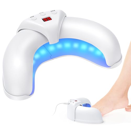 Professional 905nm Infrared & 470nm Blue Light Nail Fungus Laser Treatment Device - Safe Home Use for Toenail Fungus Removal | Effective for Athlete's Foot & Nail Infections | Perfect for Personal Foot Care & Hygiene Maintenance