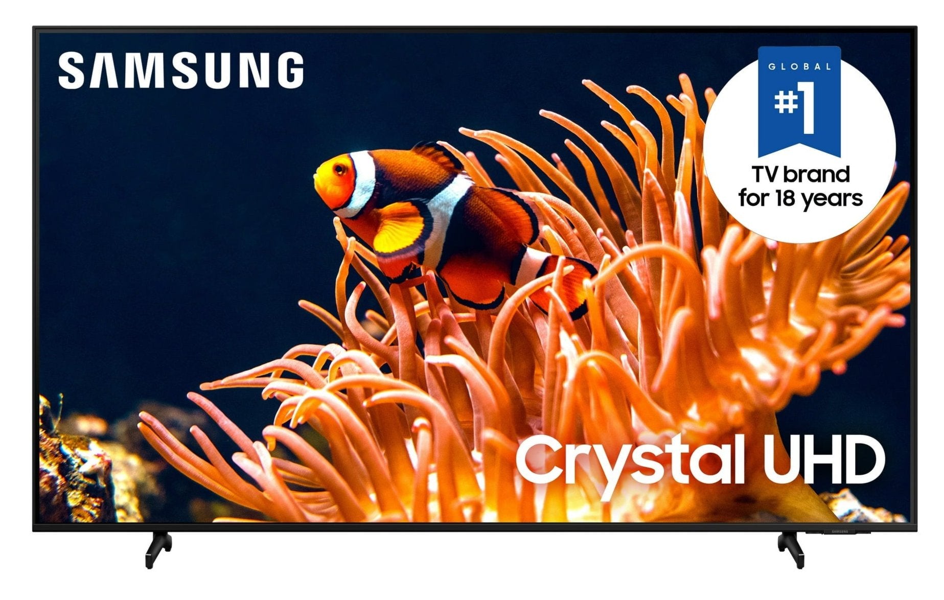 SAMSUNG 65 Inch DU8000B Crystal UHD 4K Smart TV with HDR, Alexa Built-in, Streaming Apps - Perfect for Living Room Home Theater & Gaming (UN65DU8000B)