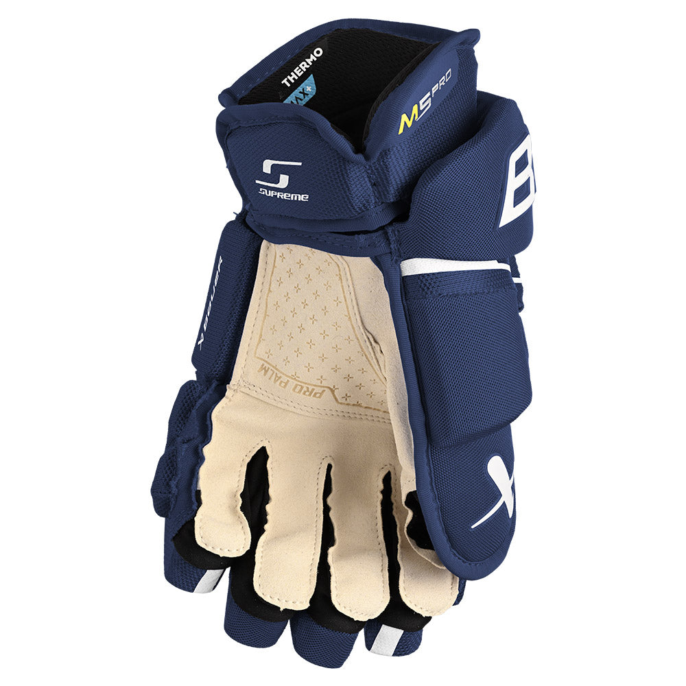 Bauer Supreme M5 Pro Intermediate Ice Hockey Gloves - Youth & Adult Hockey Gear for Practice & Games - Durable Protection & Comfort for Skaters