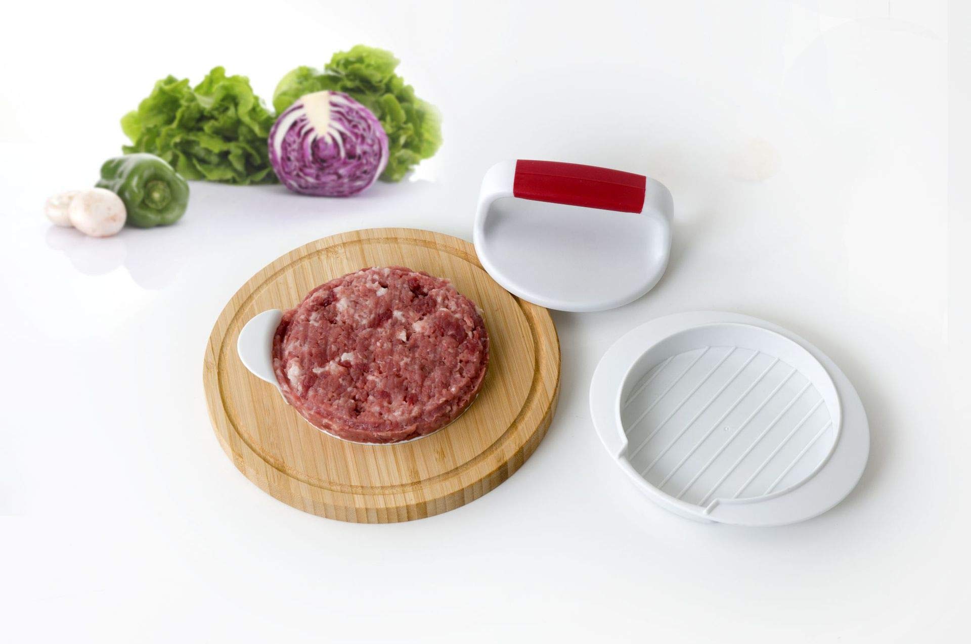Stainless Steel Hamburger Patty Press Maker - 4.6