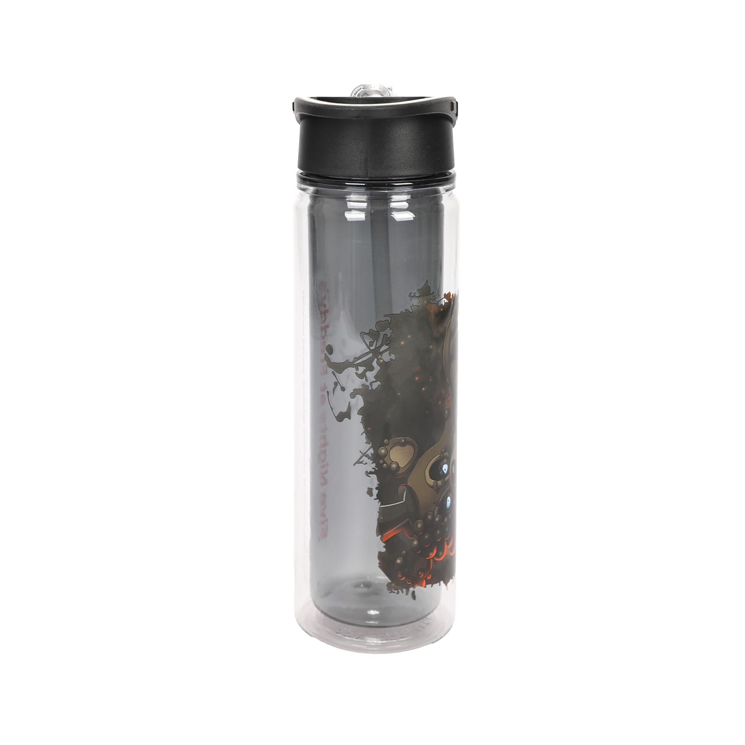 Twisted Freddy 16 oz Double Wall Insulated Water Bottle - Five Nights at Freddy's FNAF Themed Stainless Steel Tumbler for Hot & Cold Drinks - Perfect for Gaming, Cosplay, and Horror Fans