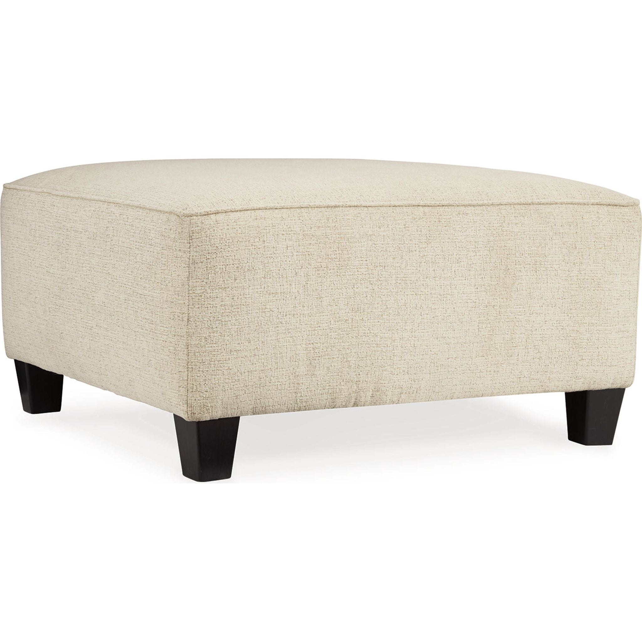 Abinger Oversized Accent Ottoman - Large Round Footstool Pouf with Storage, Perfect for Living Room, Bedroom & Home Decor