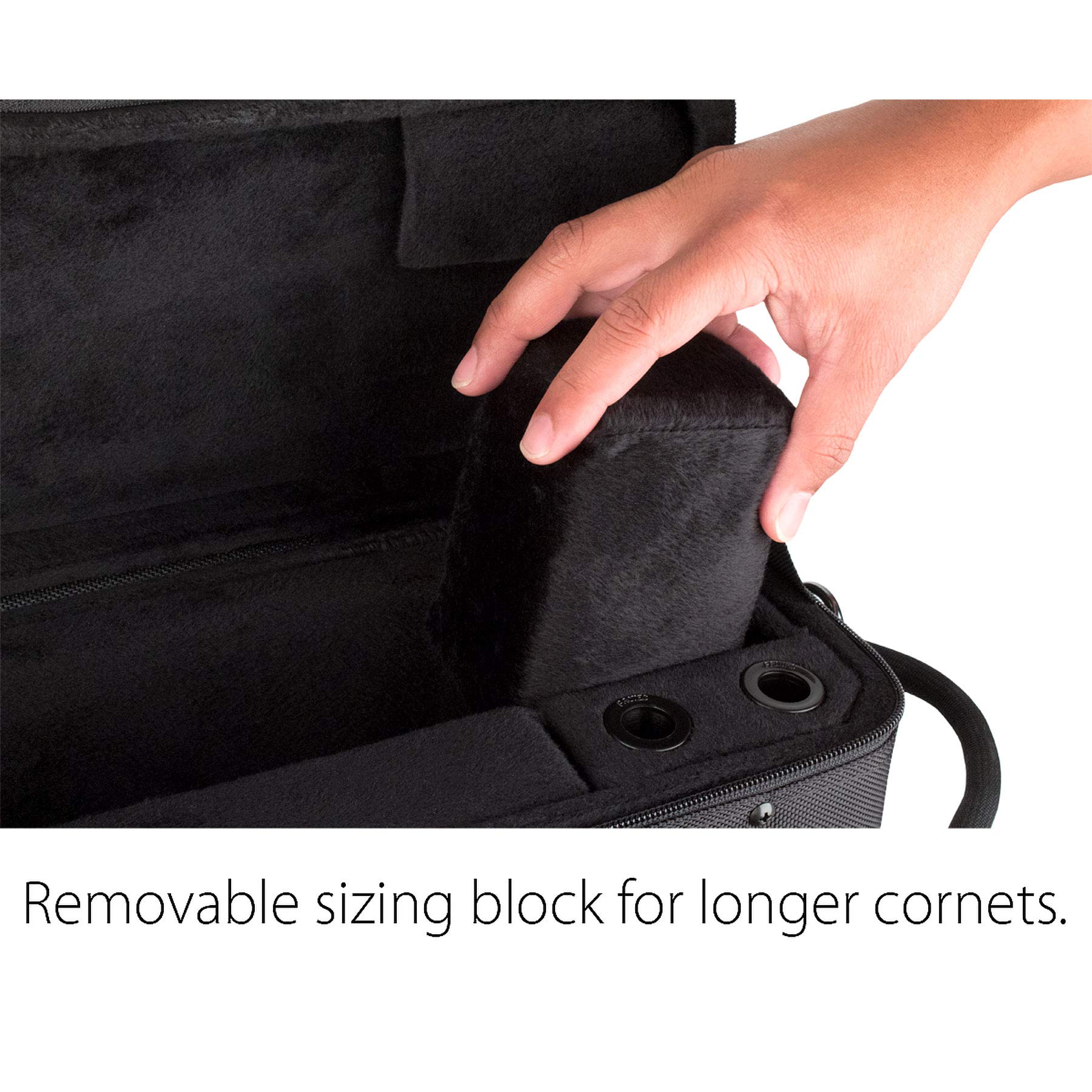 Protec Cornet PRO PAC PB312 Case - Durable Hard Shell Instrument Case for Trumpets & Cornets - Perfect for Musicians, Band Performances & Travel Protection