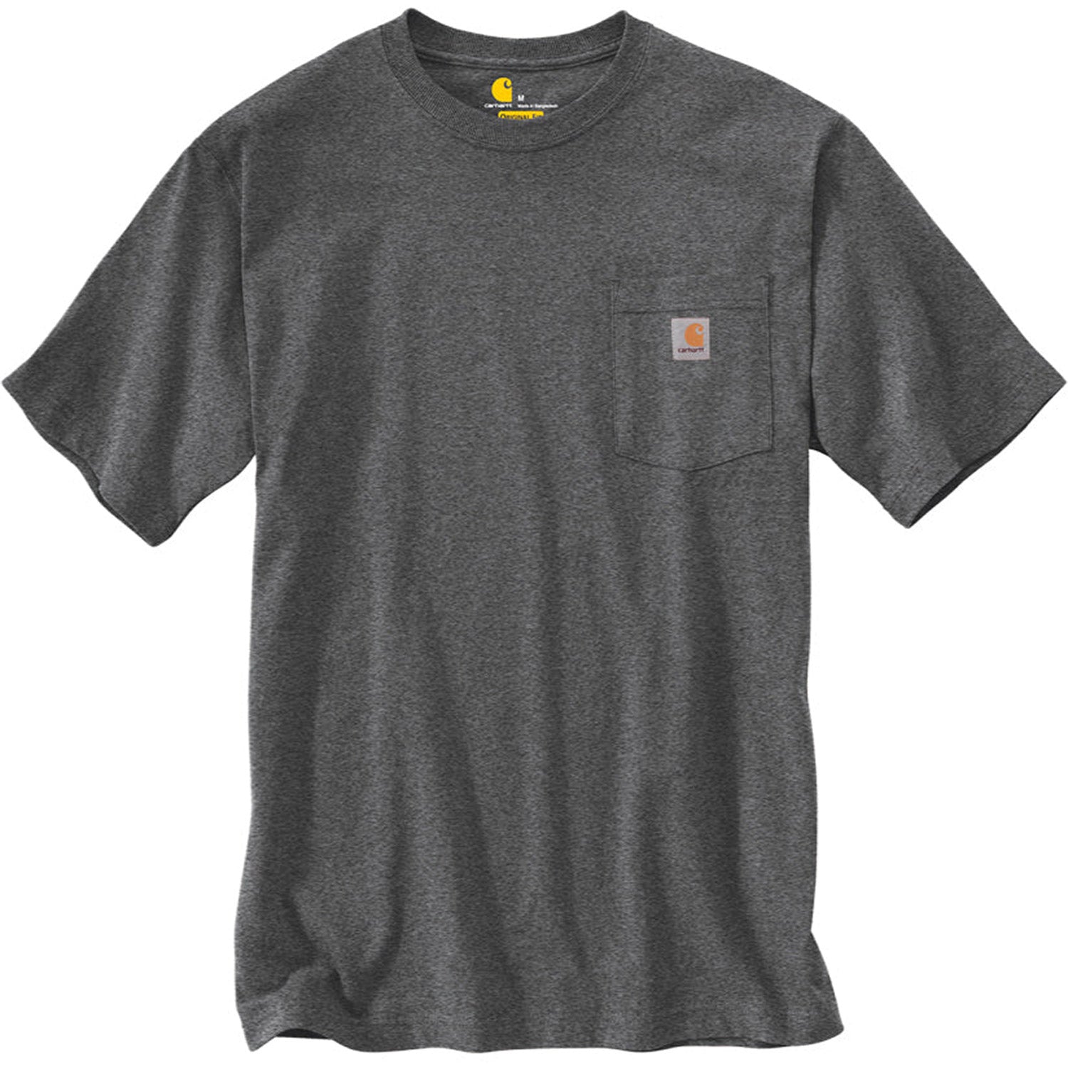 Premium K87 Loose Fit Heavyweight Pocket T-Shirt for Men - Carbon Heather - Comfortable Casual Wear for Everyday & Outdoor Activities