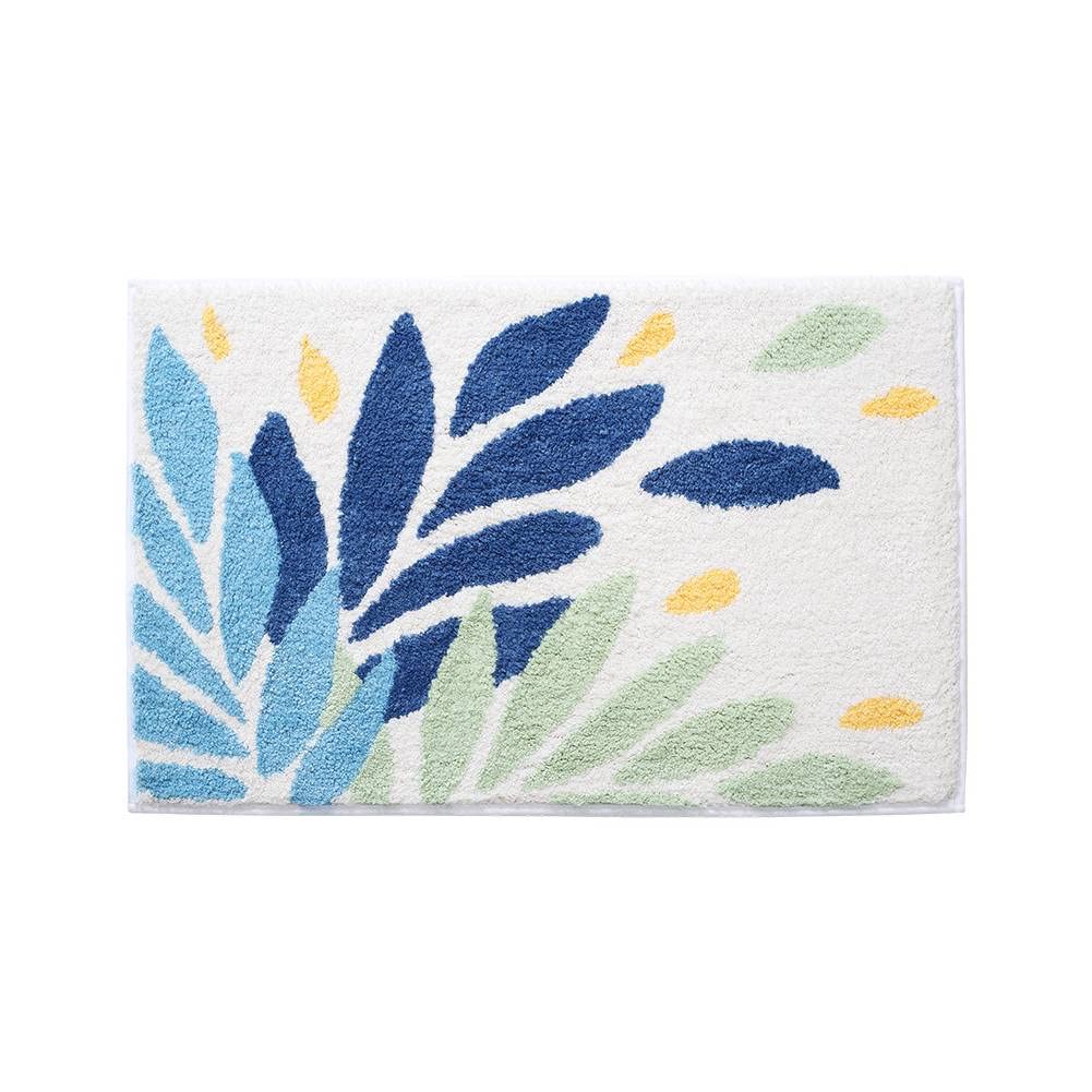 Non-Slip Flocking Bathroom Mat - Absorbent & Thickened for Home & Bedroom - 40x60cm