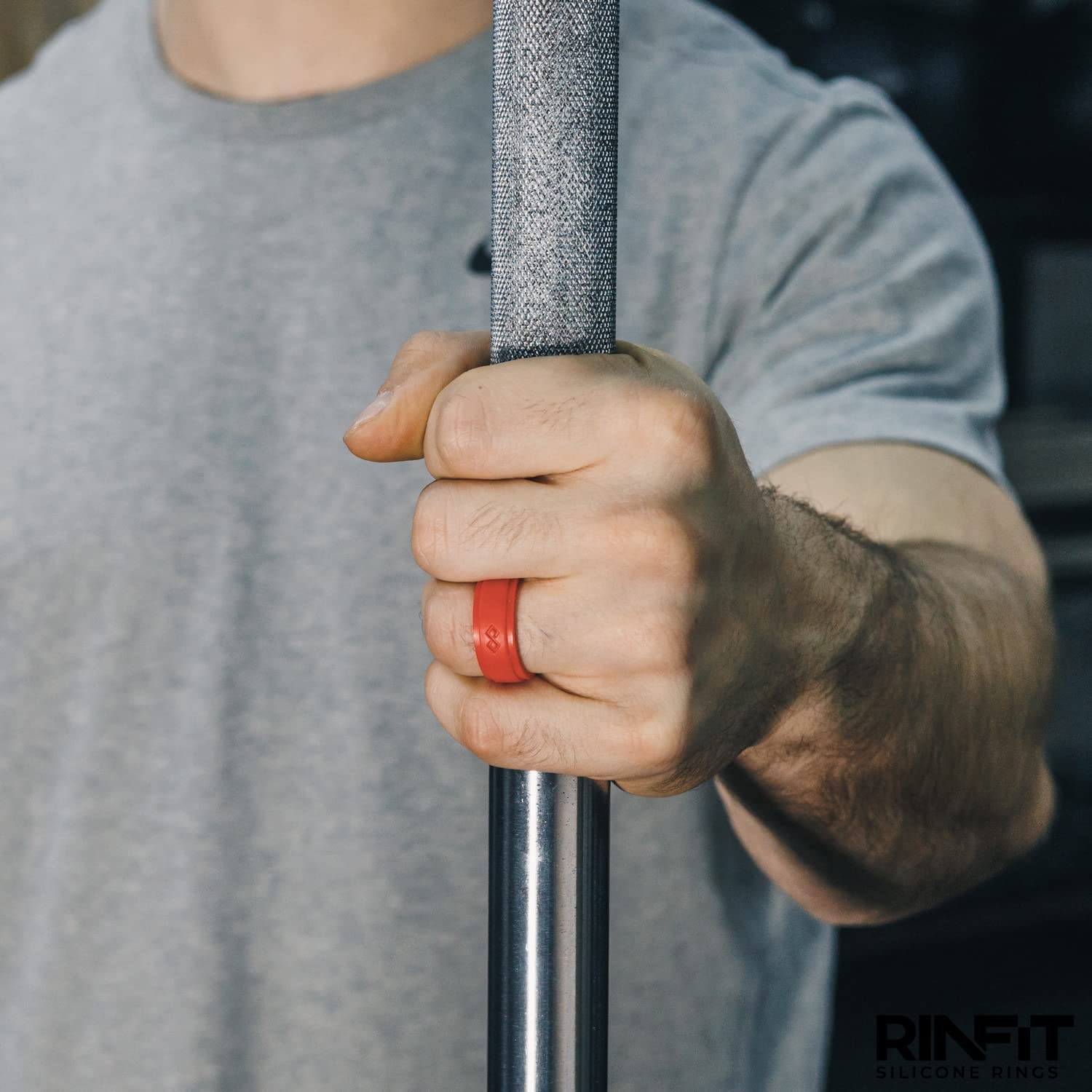 Rinfit 9mm Silicone Rings for Men - Durable Wedding Bands for Active Lifestyles