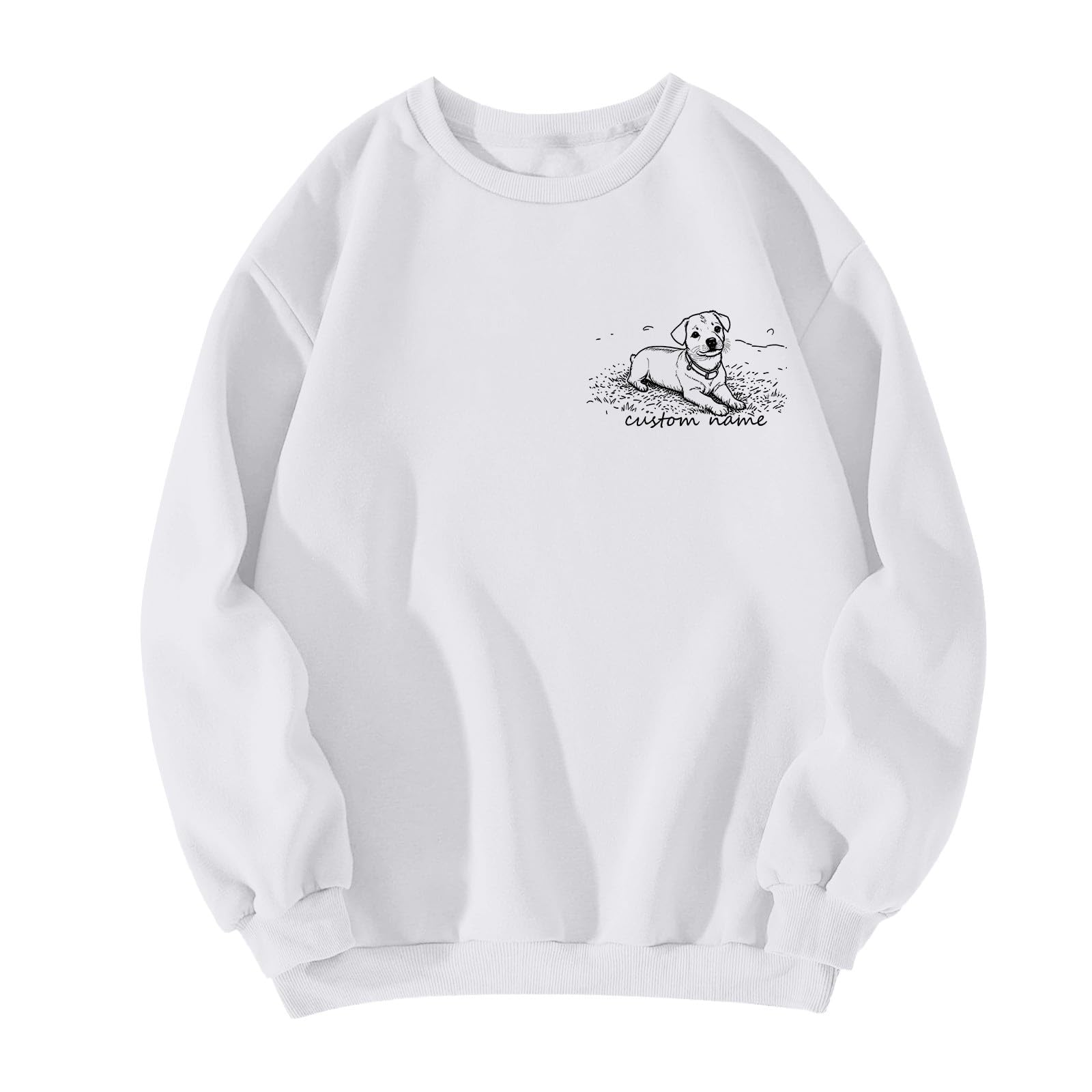 Custom Dog Lovers Hoodie - Cute Pet Print Sweatshirt for Women, Cozy Pullover Gift for Dog Moms | Perfect for Casual Wear, Dog Walks & Pet Lover Outfits