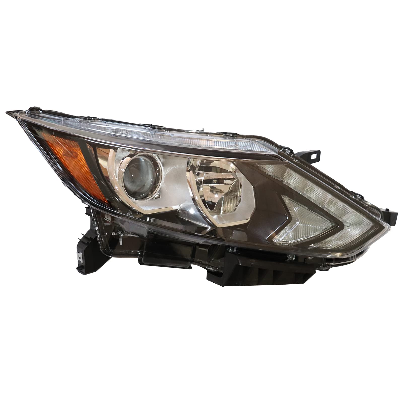 LOYALHEARTDY Replacement Halogen Headlight Assembly for 2017-2019 Nissan Rogue Sport & Qashqai - Right Passenger Side (Part# 26060-6Ma0A/260606Ma0A) | US Stock | Improved Night Visibility & Safety Driving