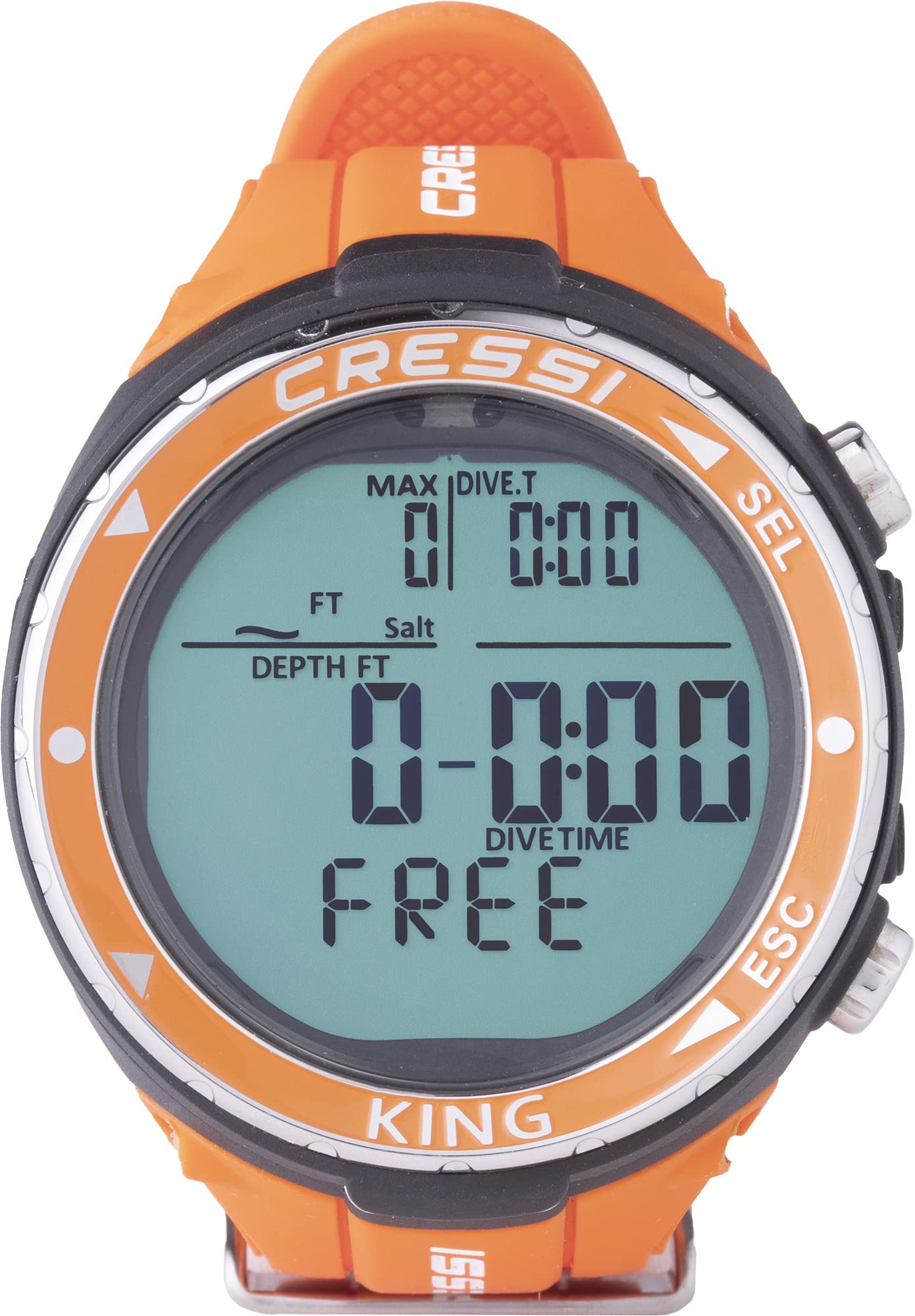 Cressi Scuba Diving & Freediving Computer - Compact Dive Watch for Underwater Safety | Prevents Taravana | Made in Italy | Perfect for Deep Sea Diving, Spearfishing & Snorkeling Adventures