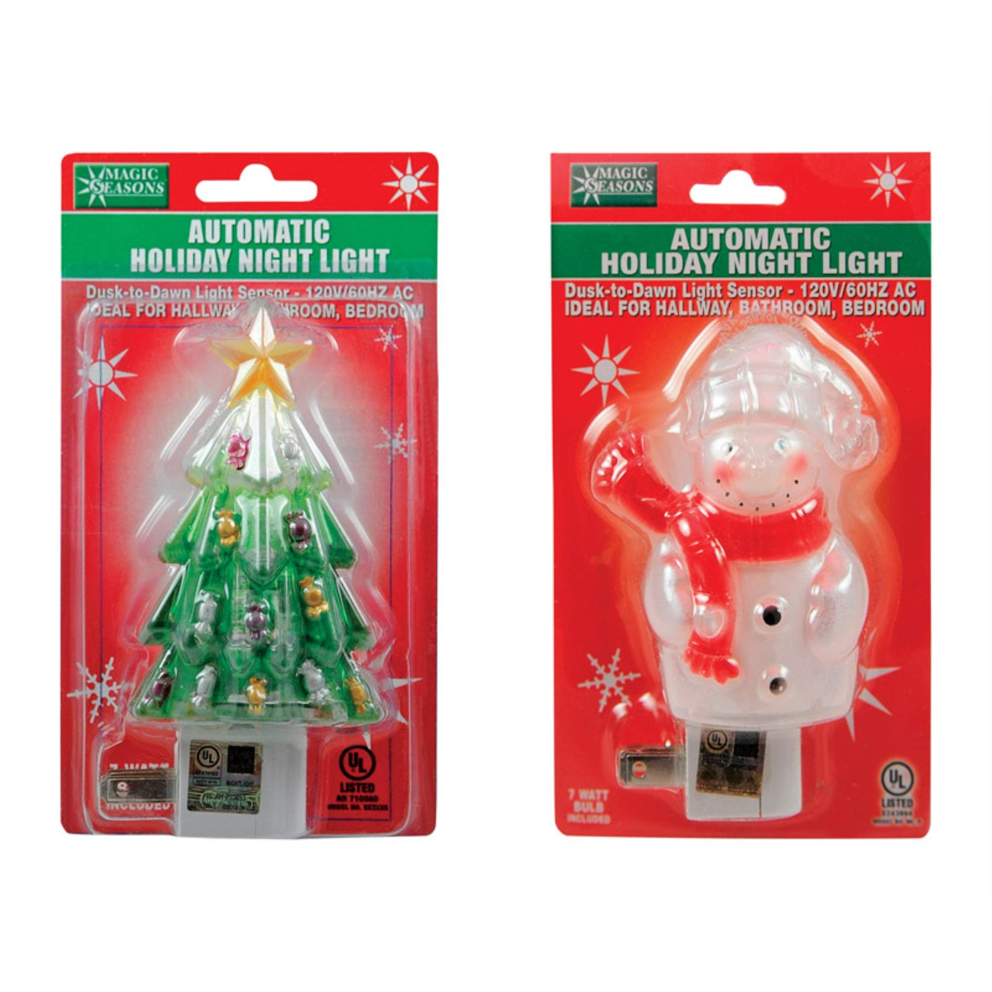Holiday Night Light - Decorative LED String Lights for Christmas, Halloween, Parties & Home Decor - Indoor/Outdoor Use for Festive Ambiance