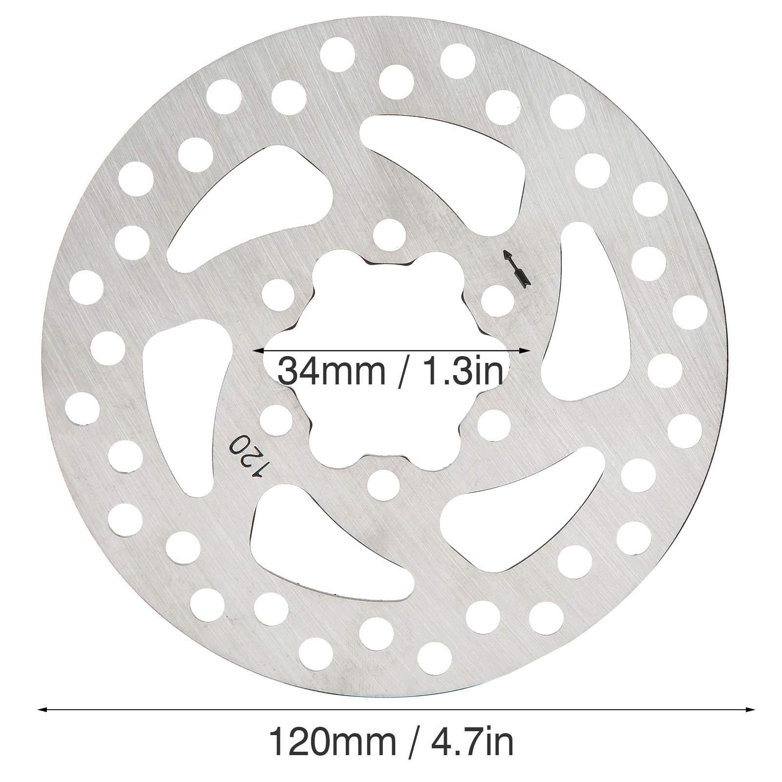 Stainless Steel Rotor Pad Anti-Deform Brake Disc for Electric Scooters & E-Bikes - Durable & High-Performance Braking for Commuting & Urban Riding