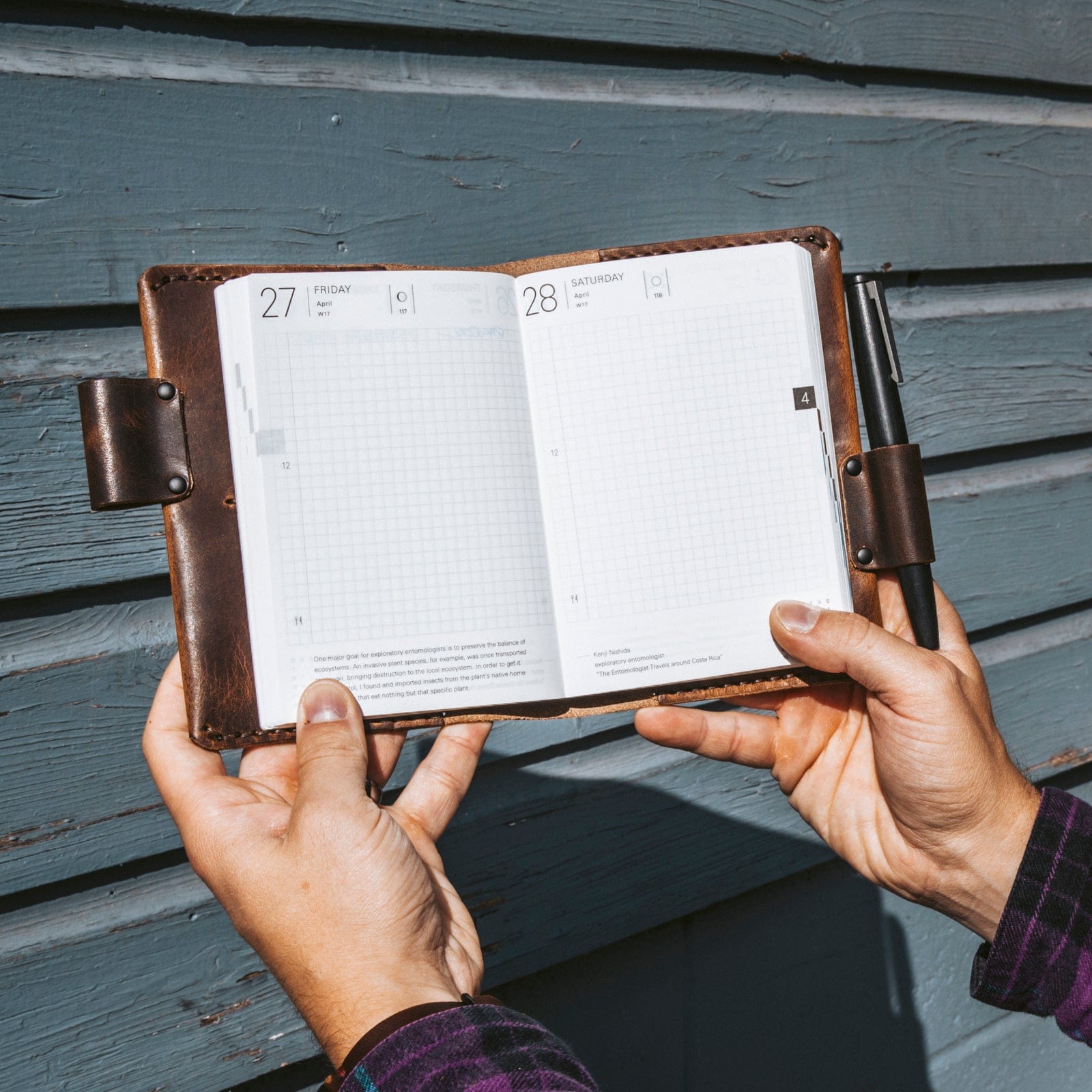 Premium Genuine Leather A6 Notebook Cover - Handmade, Durable & Stylish for Journal, Planner, Diary - Perfect for Office, Travel & Gift Giving