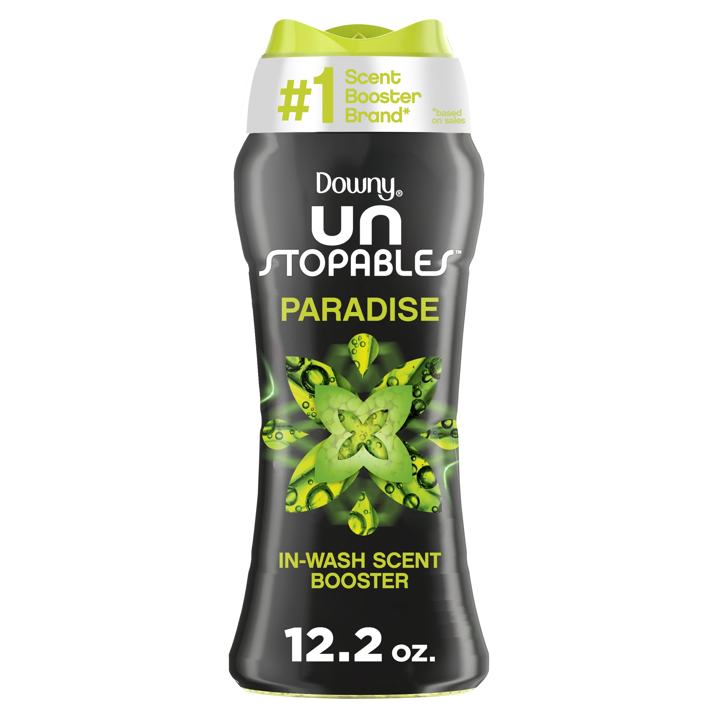 Downy Unstopables In-Wash Laundry Scent Booster Beads - Long Lasting Freshness, Paradise Scent, 12.2 oz - Perfect for Washer & Laundry Refresh | Eliminates Odors & Keeps Clothes Smelling Great All Day