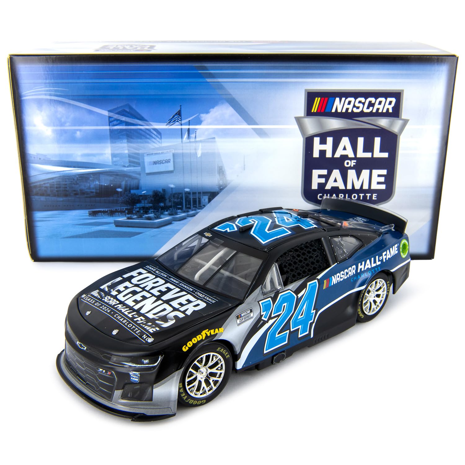 Lionel Racing NASCAR Hall of Fame 2024 Diecast Car 1:24 Scale Collectible Model - Perfect for Racing Fans, Display Cases & Gift Giving