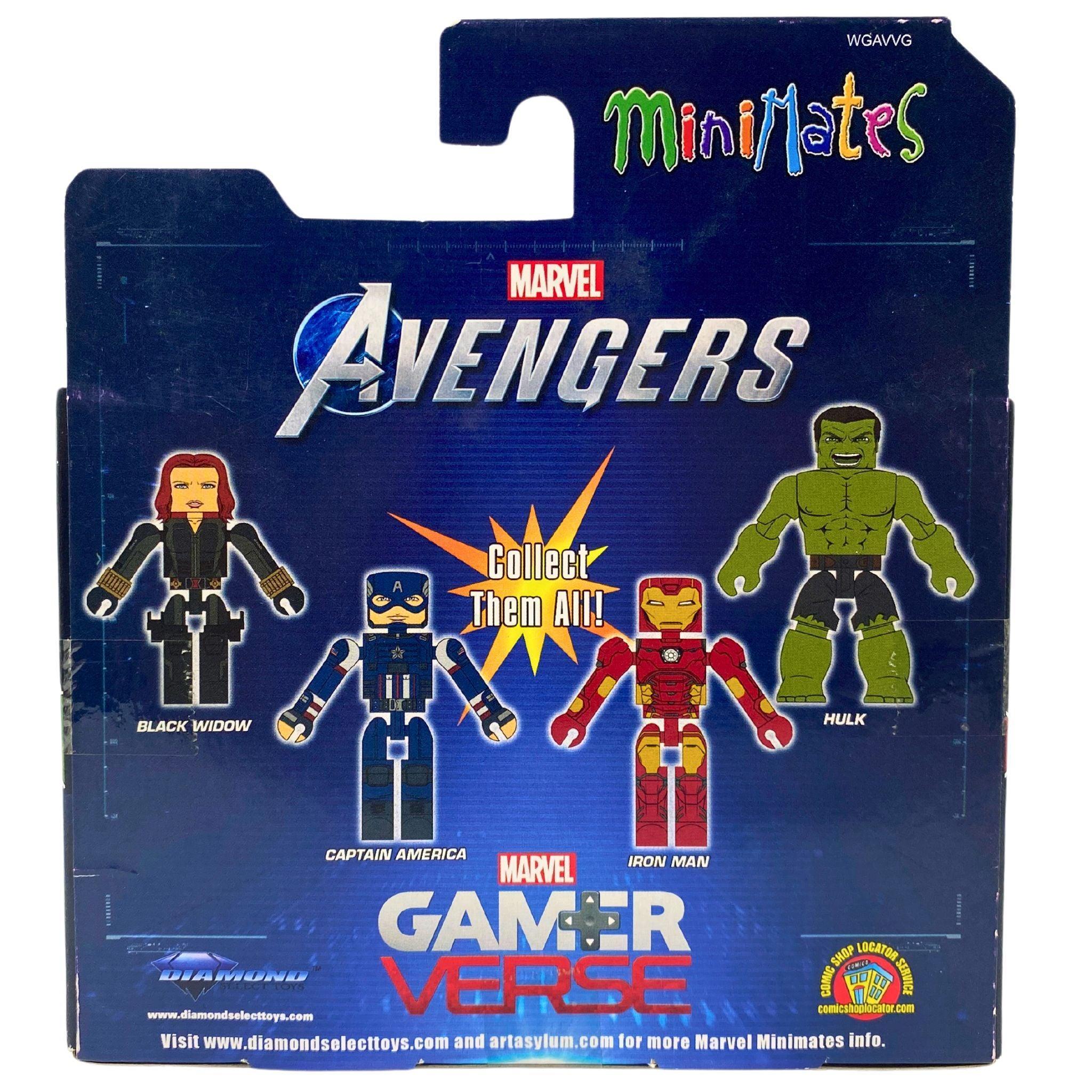 Marvel Avengers Minimates Iron Man & Hulk Gamer Verse Fully Poseable Action Figures (40 Pcs Lot) - Perfect for Collectors, Display & Superhero Role Play