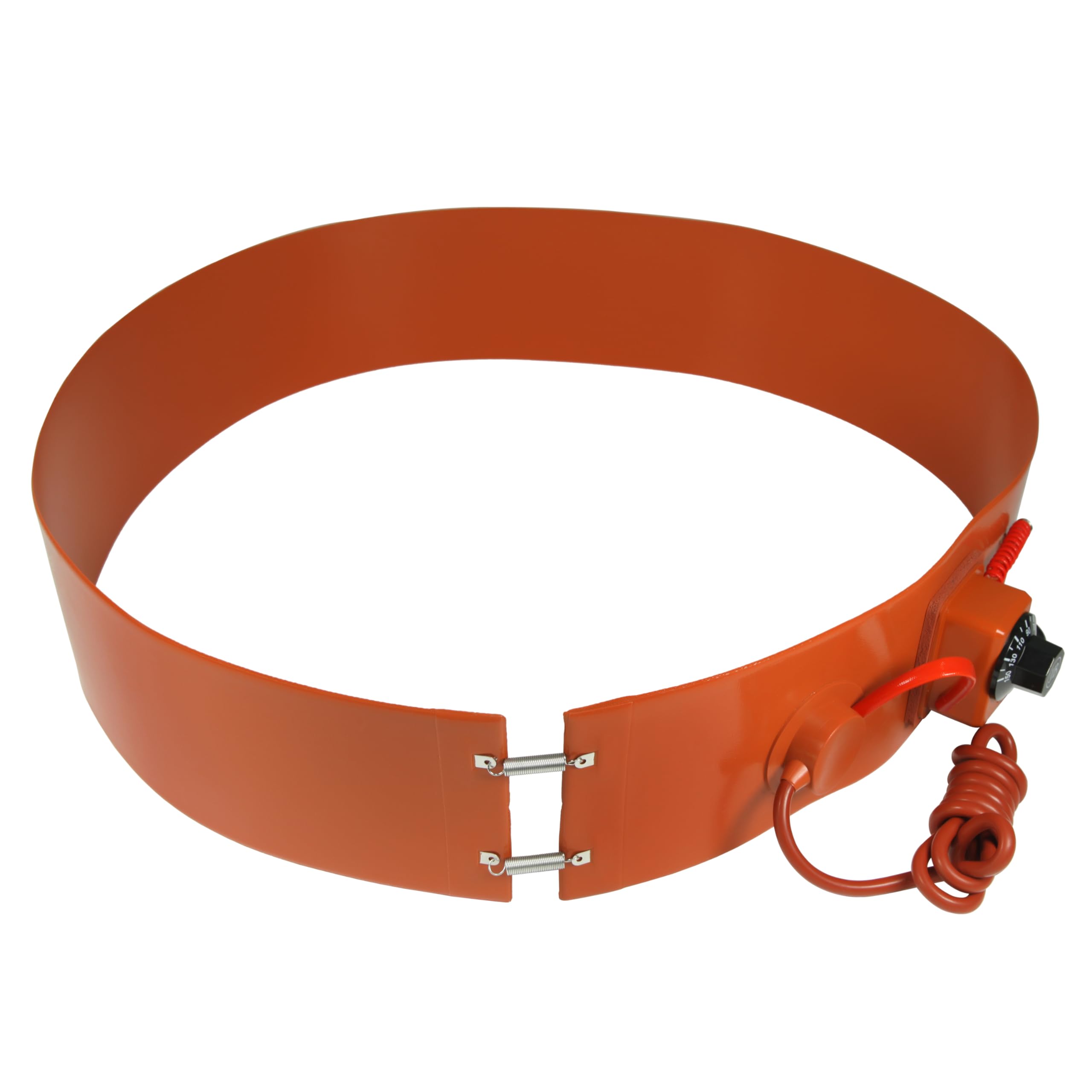 1200W 120V Insulated Metal Drum Heater for 55 Gallon Drums & Grease Kegs - Bucket Heater with 68in Band (1 Pack) - Perfect for Industrial, Workshop, and Outdoor Use in Cold Weather