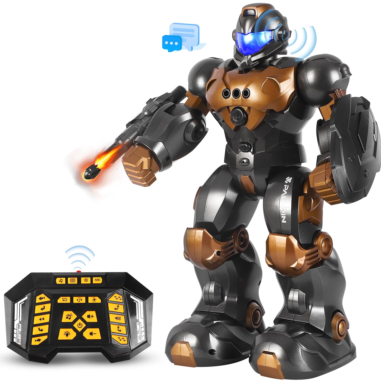 Smart Programmable Robot Toy for Kids - Voice & Gesture Control, STEM Educational Science Gift for Boys & Girls | Interactive Play, Learning & Storytelling Fun