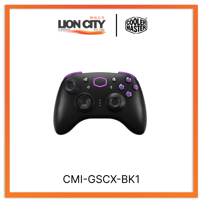 Cooler Master CMI GSCX BK1 CM Storm Gaming Controller for PC/PS4/Xbox - Ergonomic Design for Long Gaming Sessions