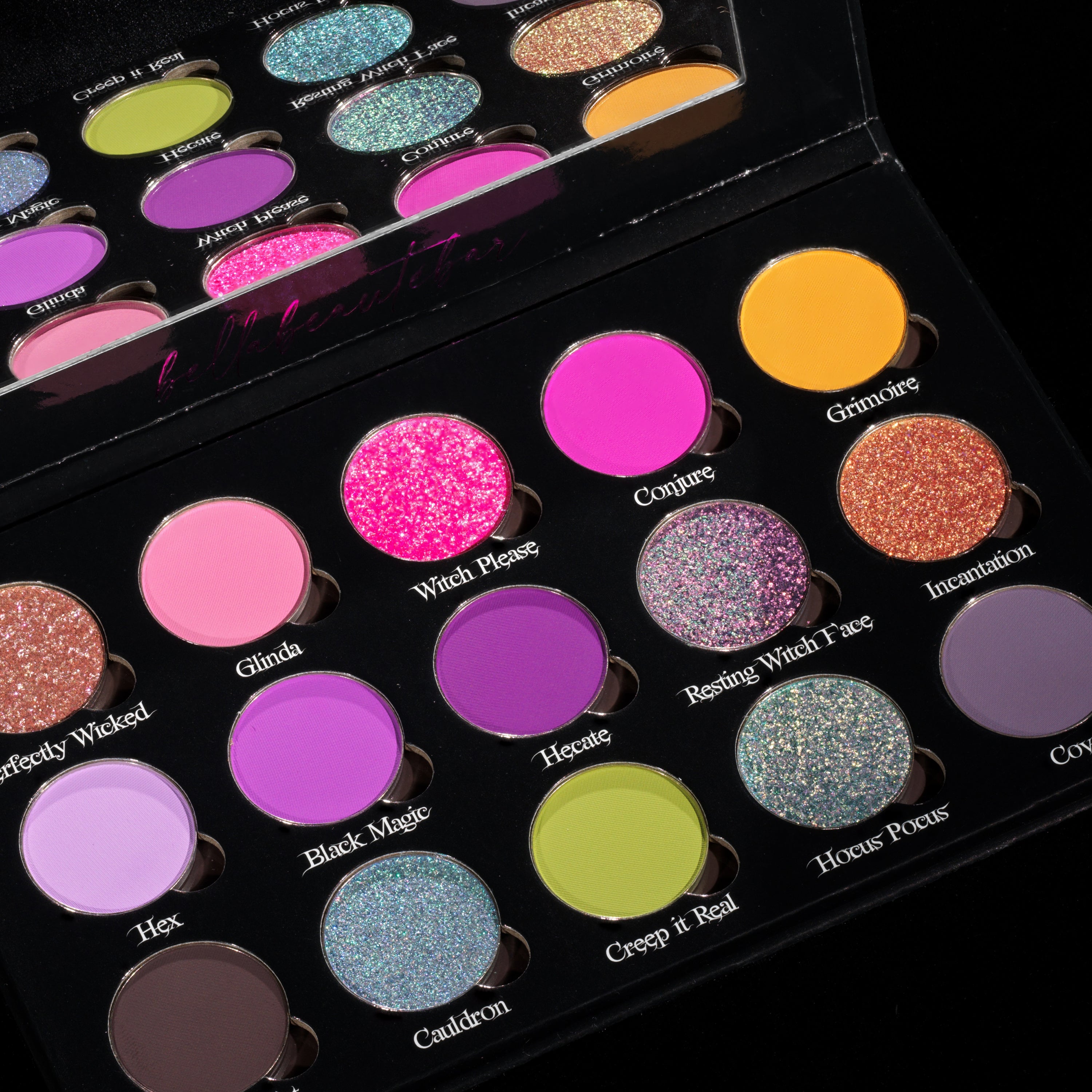 Basic Witch Eyeshadow Palette - 12 Matte & Shimmer Shades for Halloween, Cosplay & Everyday Makeup | Vegan & Cruelty-Free