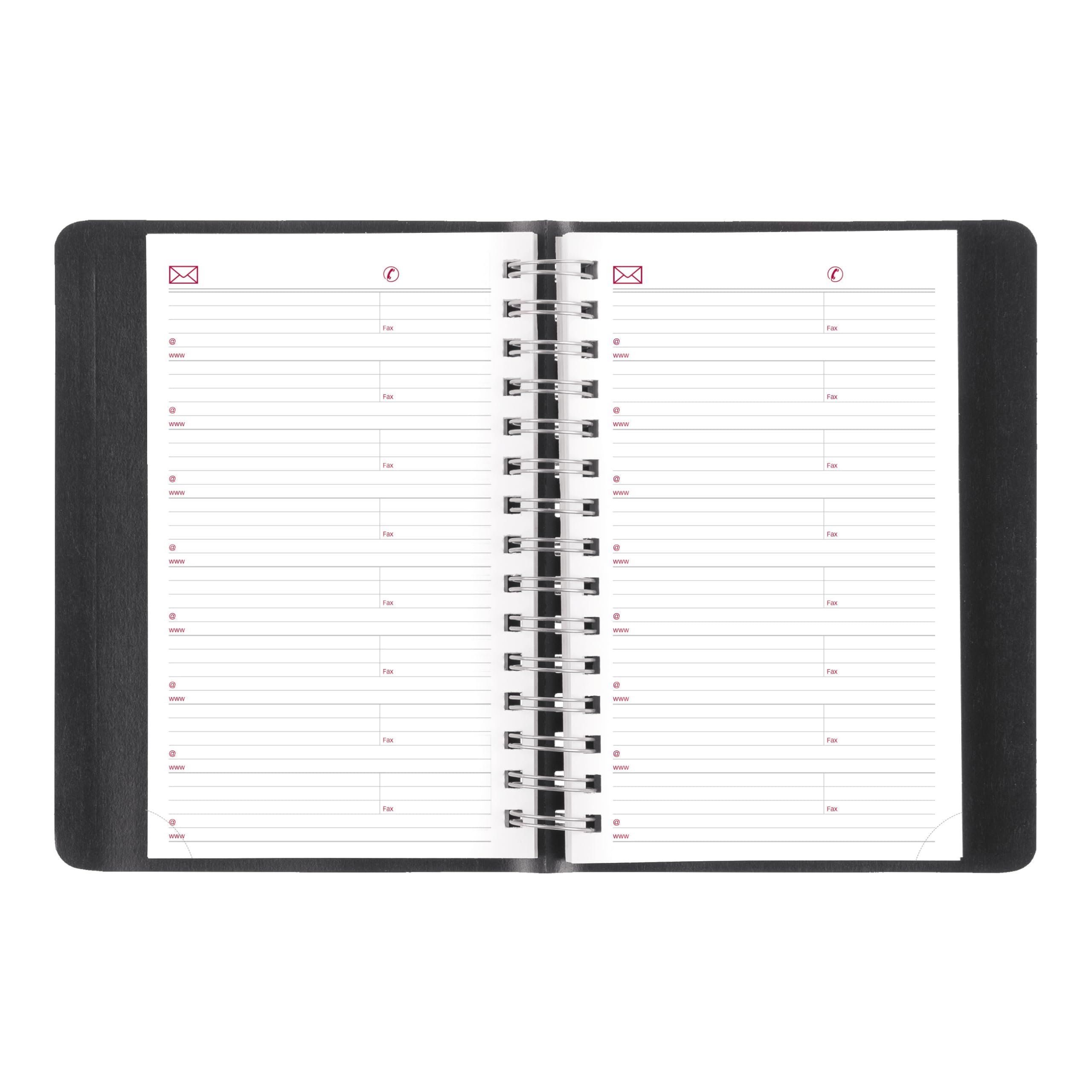 Brownline® 2025 Essential Daily Planner - 12 Month Appointment Book (January to December) with Twin-Wire Binding, 8