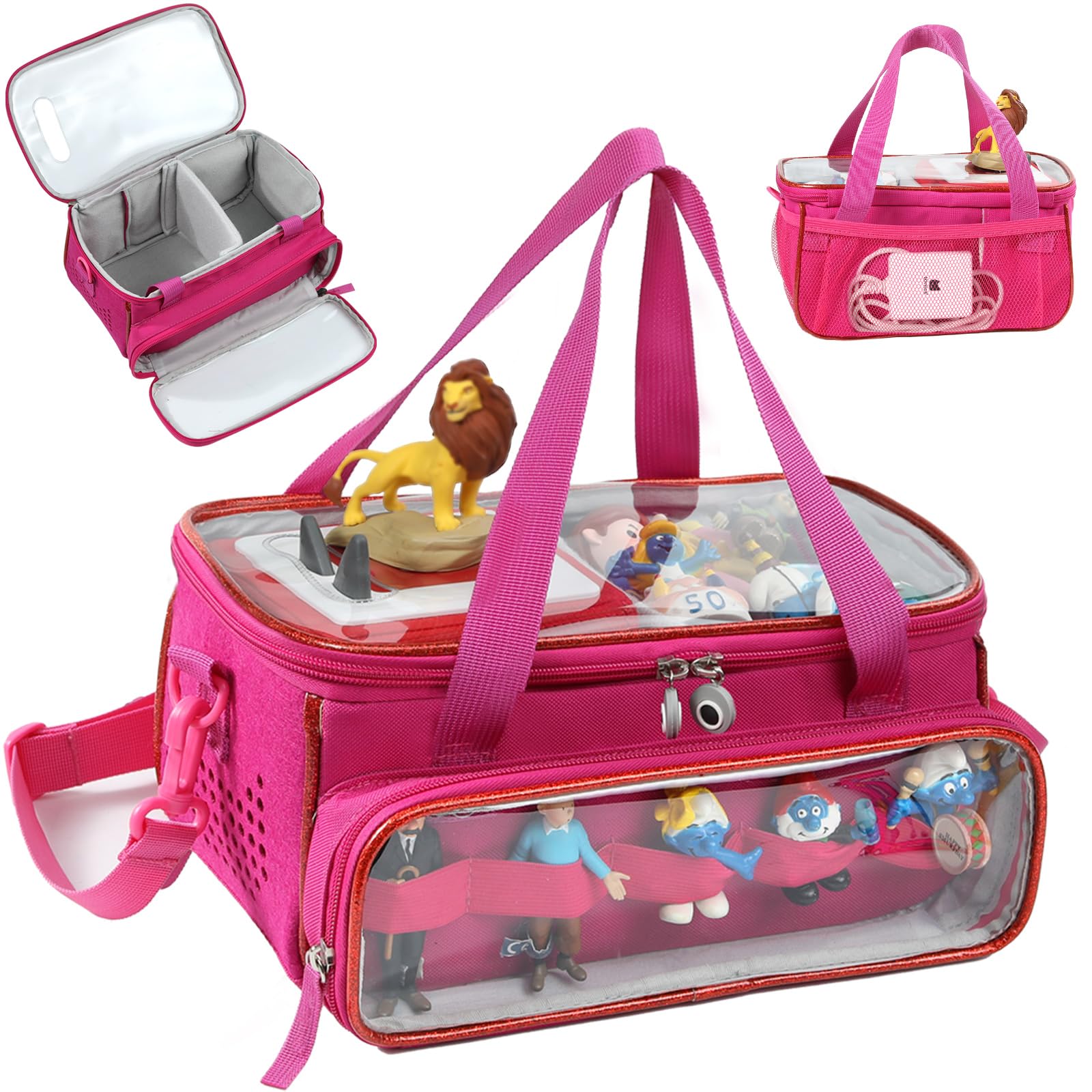 SFYBYHEART Protective Carrying Case for Toniebox & Tonie Figures – Durable Storage Case for Toniebox Starter Set, Characters & Headphones – Perfect for Travel, Home & Kids' Room Organization (Patent Pending)