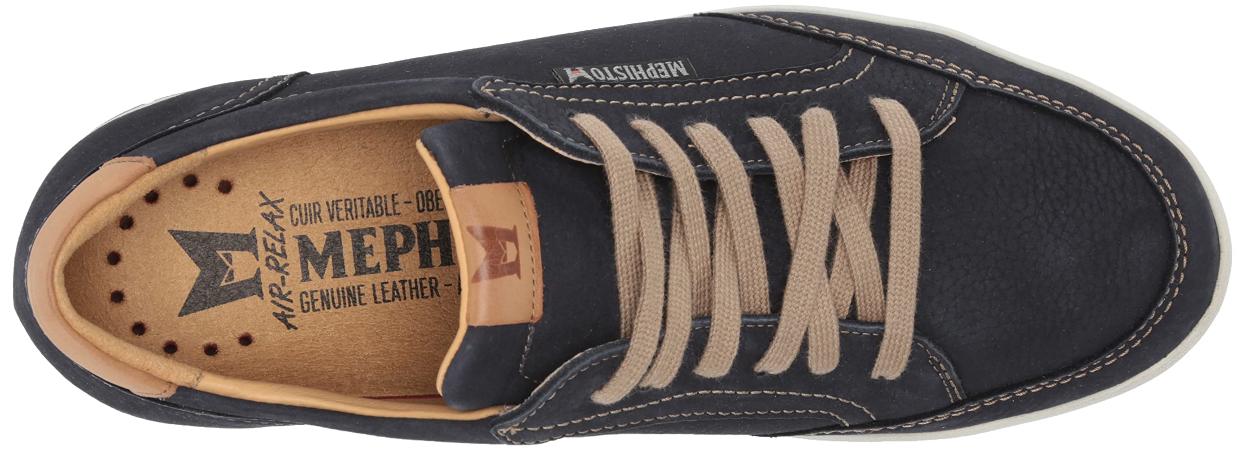 Mephisto Men's Ludo Oxford Shoes - Comfortable Leather Walking Shoes for Men | Business Casual & Office Wear | Perfect for Work, Travel & Daily Use