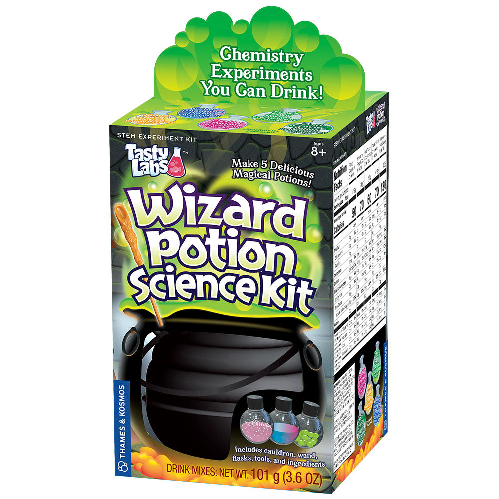 Tasty Labs Wizard Potion Science Kit for Kids - Fun Educational STEM Chemistry Experiment Set - Perfect for Birthday Gifts & Classroom Science Activities