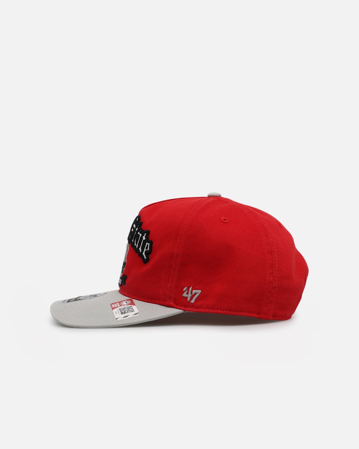 47 Brand Ohio State Buckeyes NCAA Trophy Case Premium Hitch Snapback Cap - Red Adjustable Baseball Hat for Men & Women, Perfect for Game Day, Sports Events and Casual Outfits